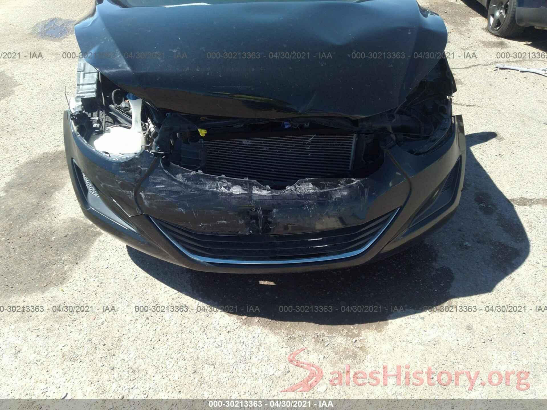 5NPDH4AEXGH701718 2016 HYUNDAI ELANTRA