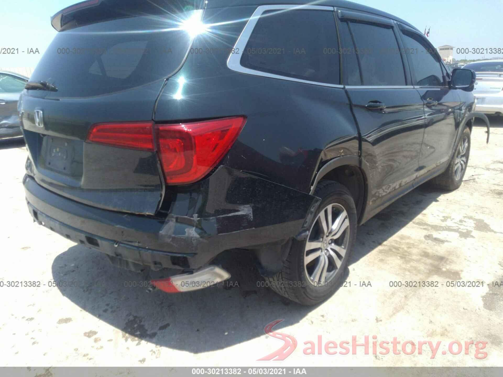 5FNYF5H51GB011230 2016 HONDA PILOT