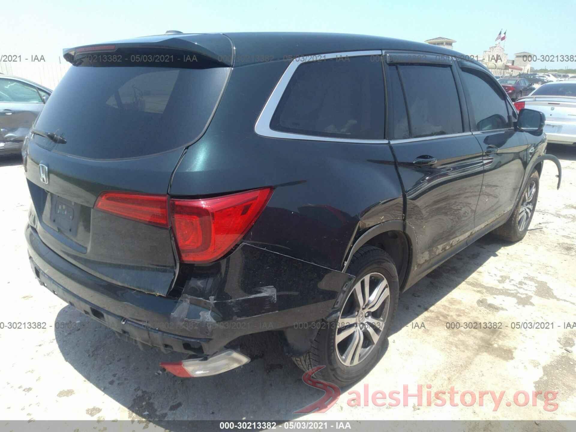 5FNYF5H51GB011230 2016 HONDA PILOT