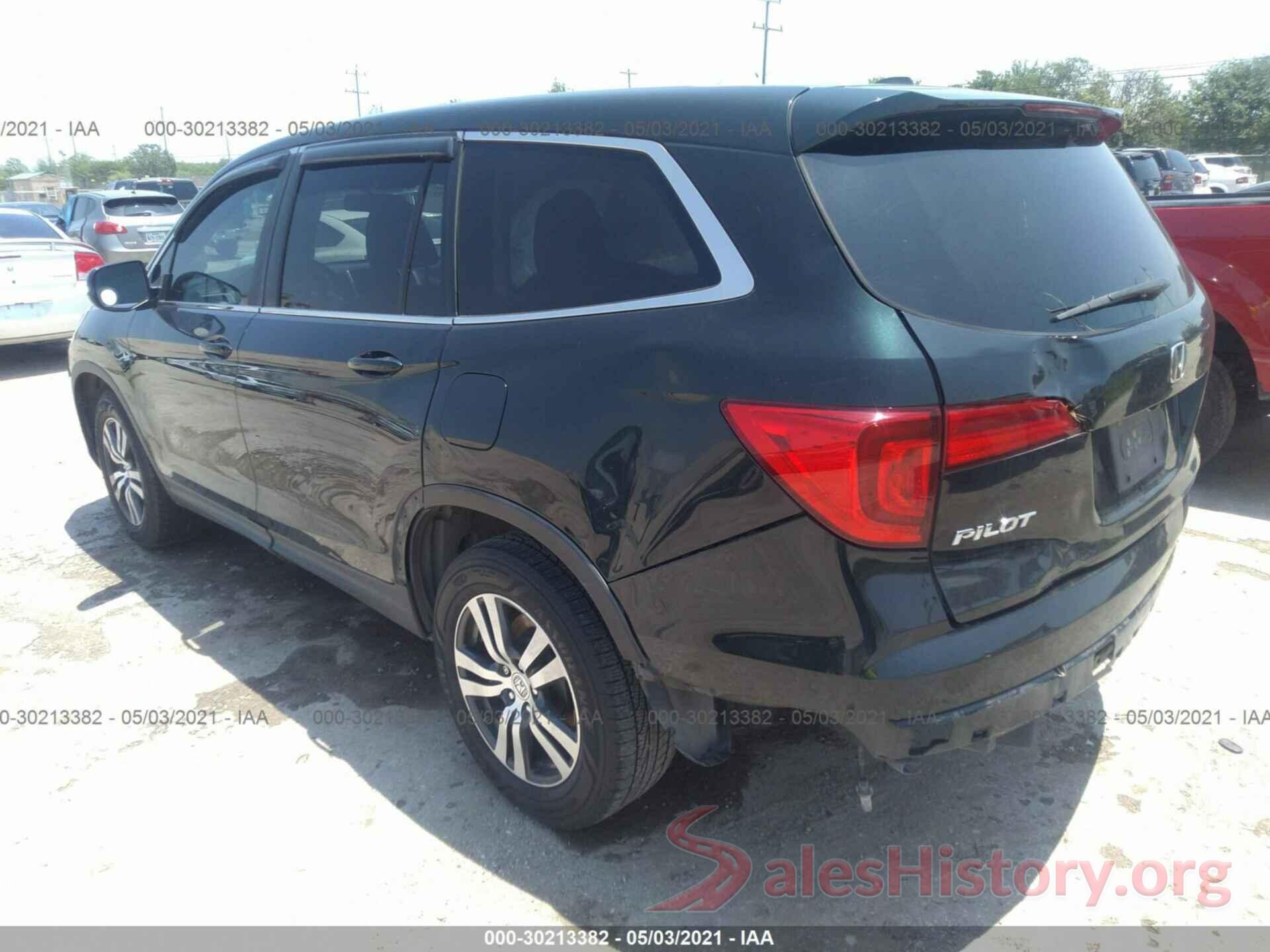 5FNYF5H51GB011230 2016 HONDA PILOT