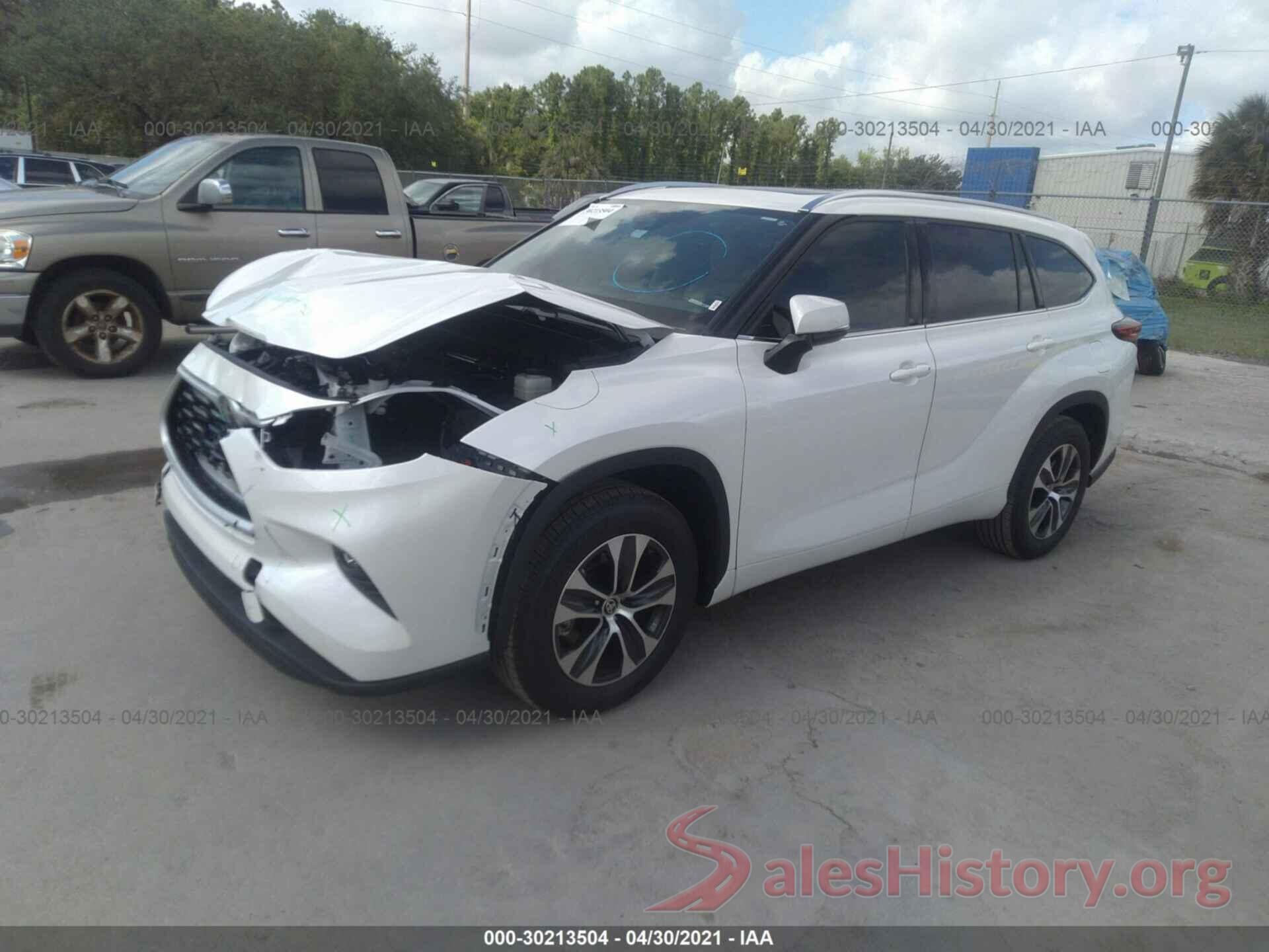 5TDGZRAH5LS028634 2020 TOYOTA HIGHLANDER