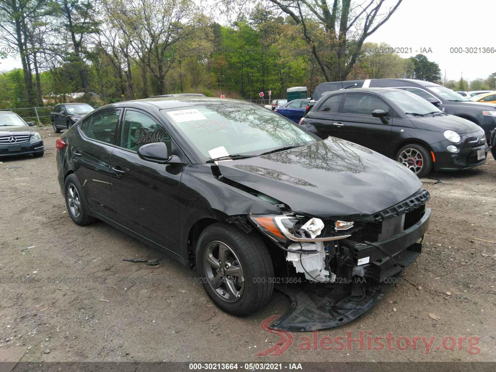 5NPD94LA8HH105127 2017 HYUNDAI ELANTRA