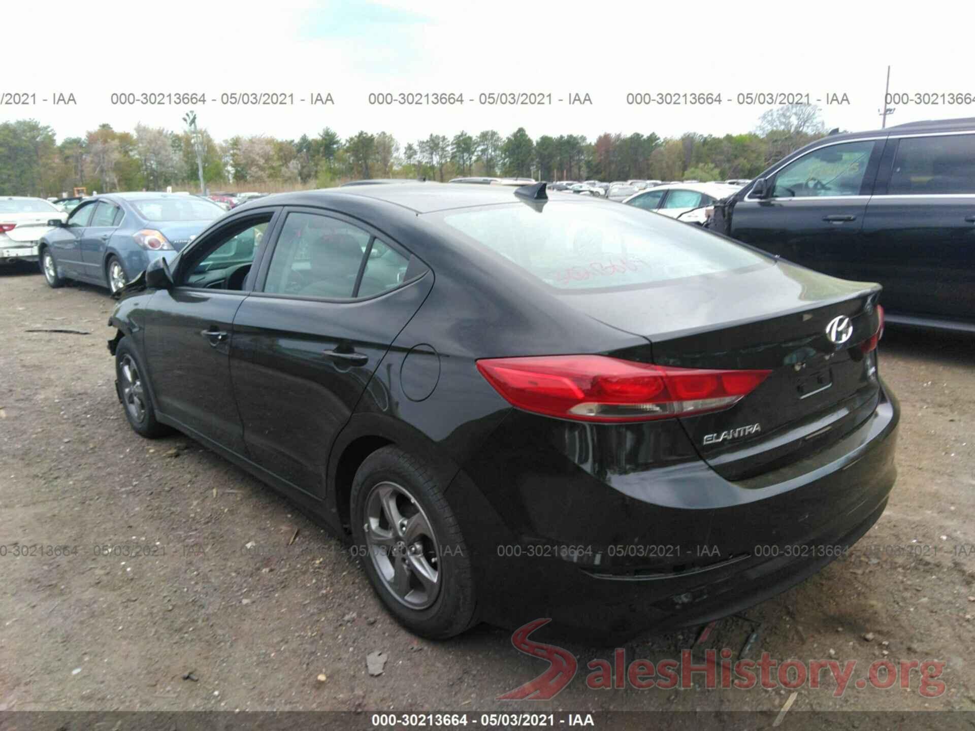 5NPD94LA8HH105127 2017 HYUNDAI ELANTRA