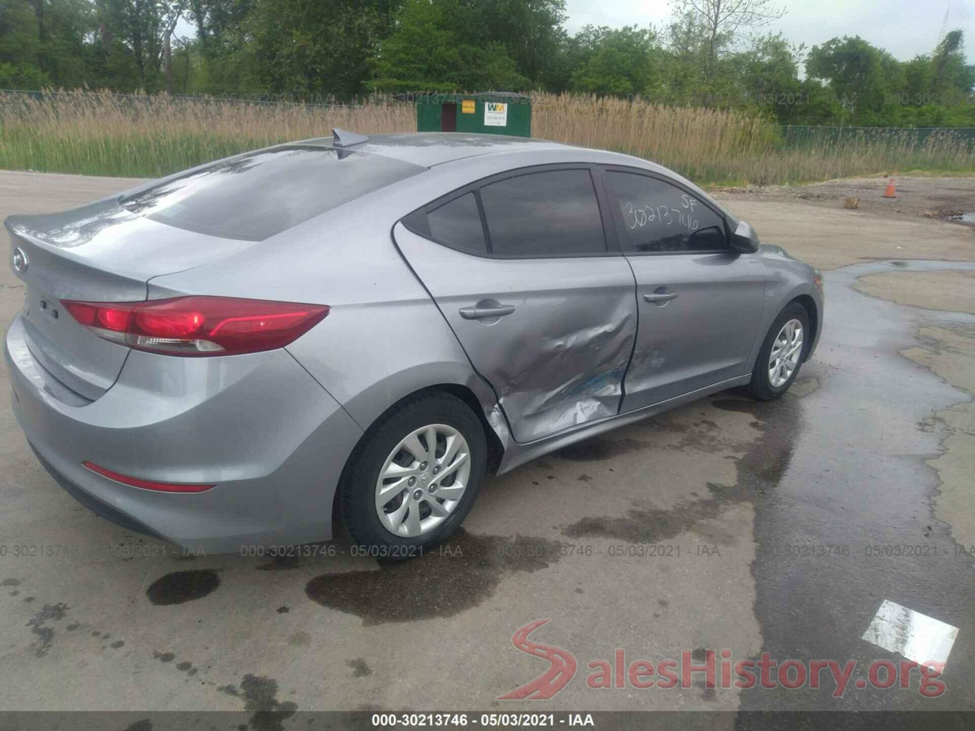 5NPD74LF7HH100132 2017 HYUNDAI ELANTRA