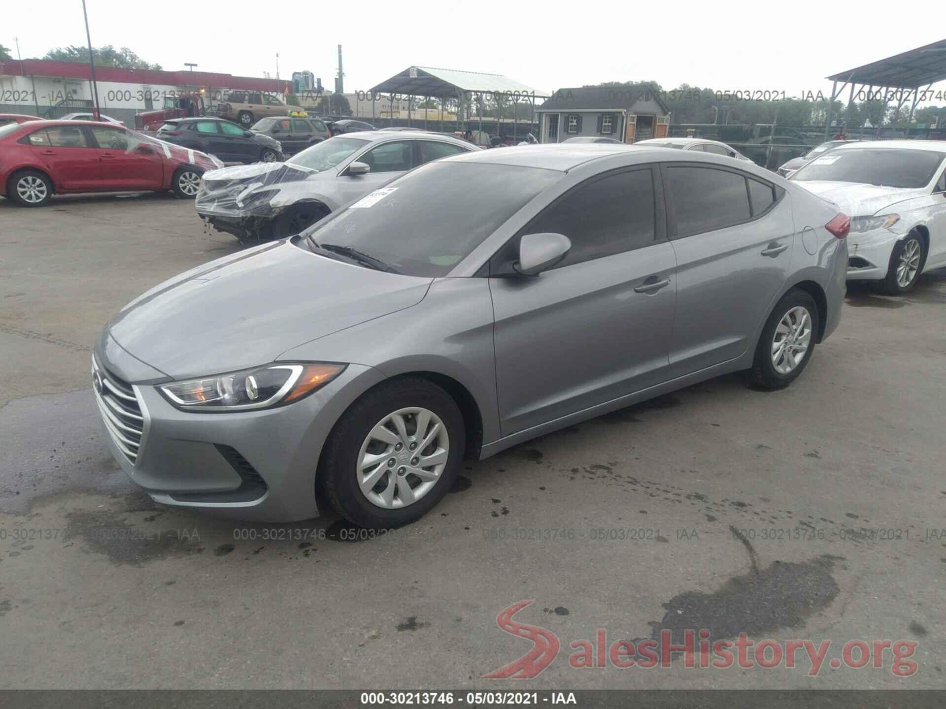 5NPD74LF7HH100132 2017 HYUNDAI ELANTRA