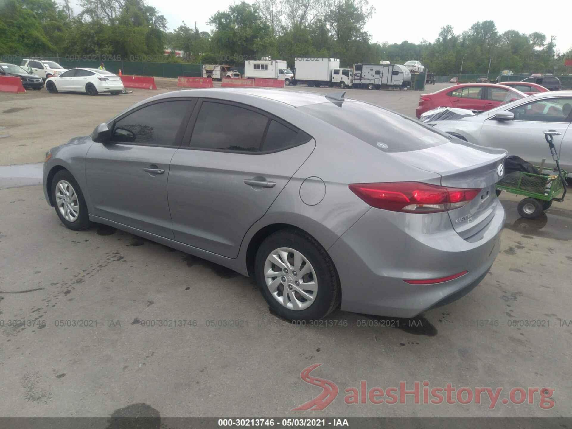 5NPD74LF7HH100132 2017 HYUNDAI ELANTRA