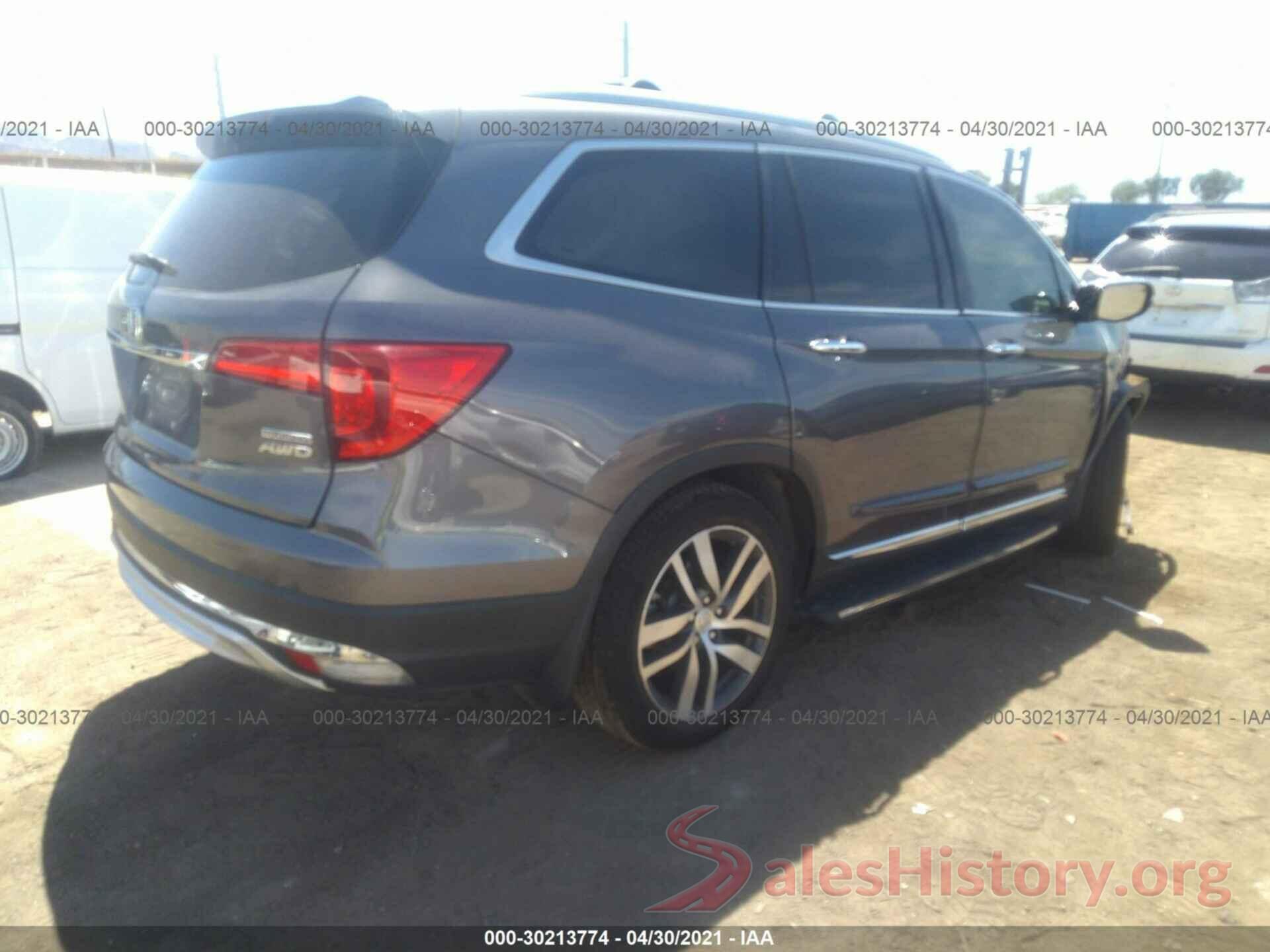 5FNYF6H93HB056289 2017 HONDA PILOT