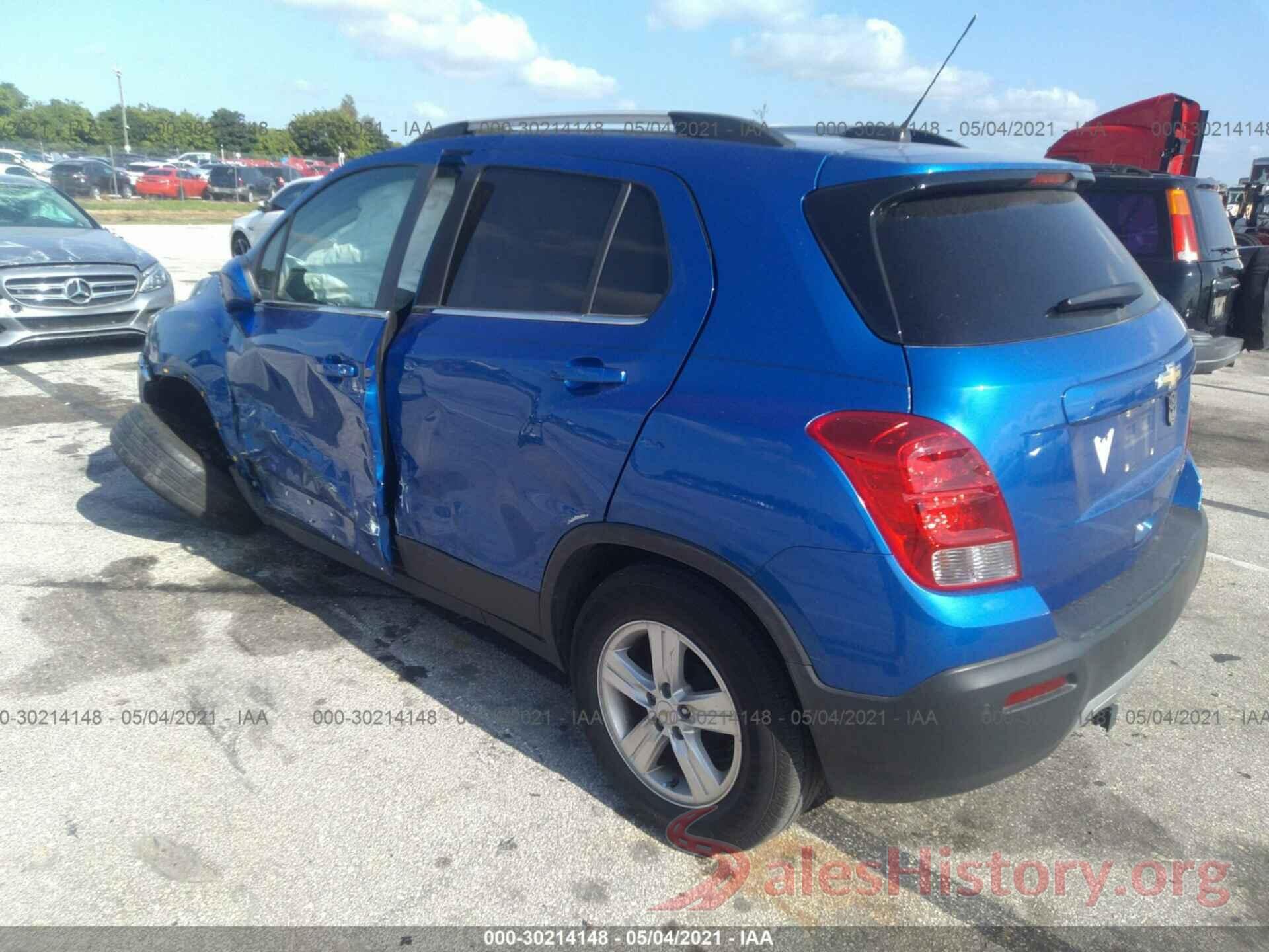 KL7CJLSB8GB682115 2016 CHEVROLET TRAX