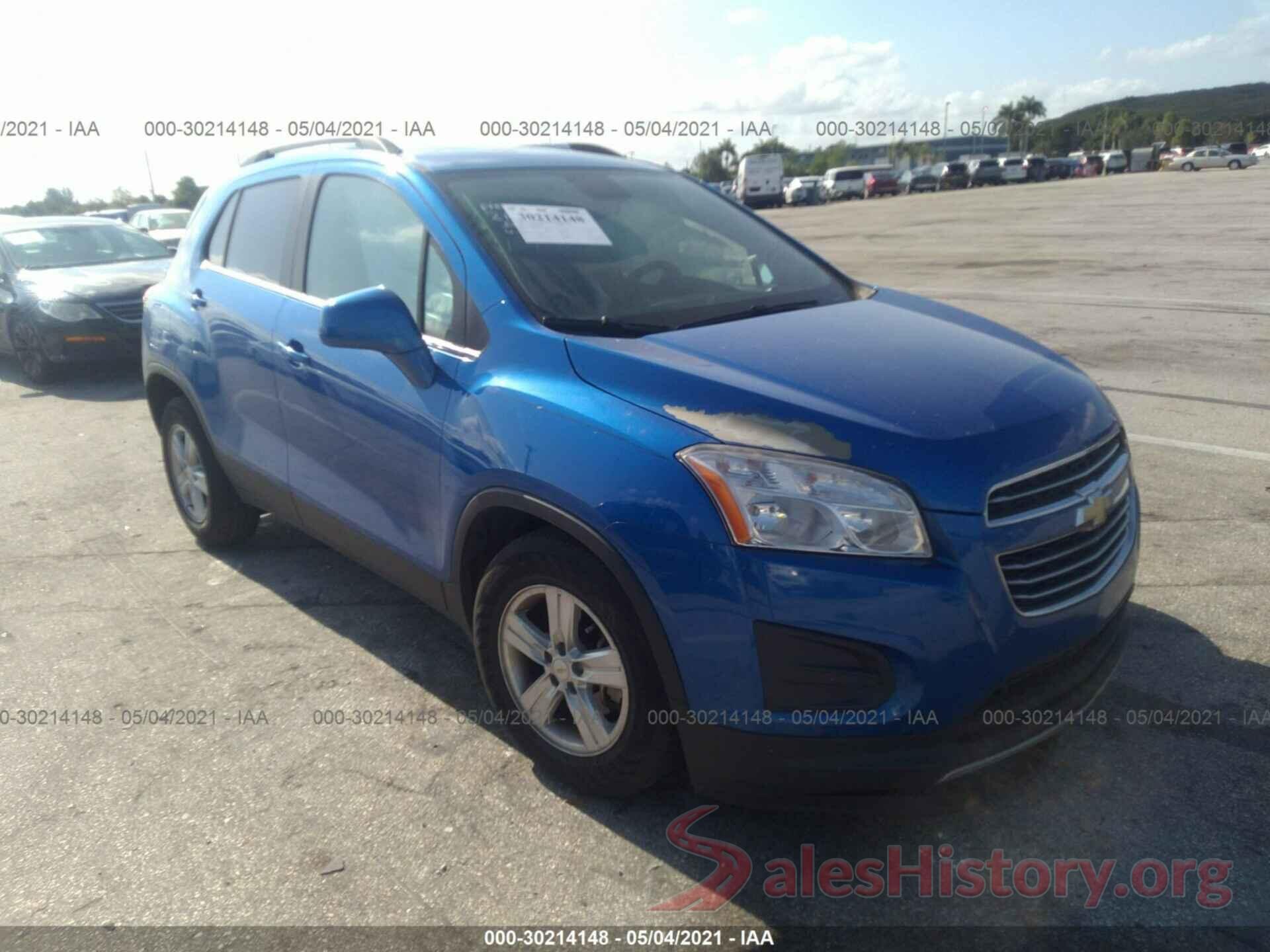 KL7CJLSB8GB682115 2016 CHEVROLET TRAX