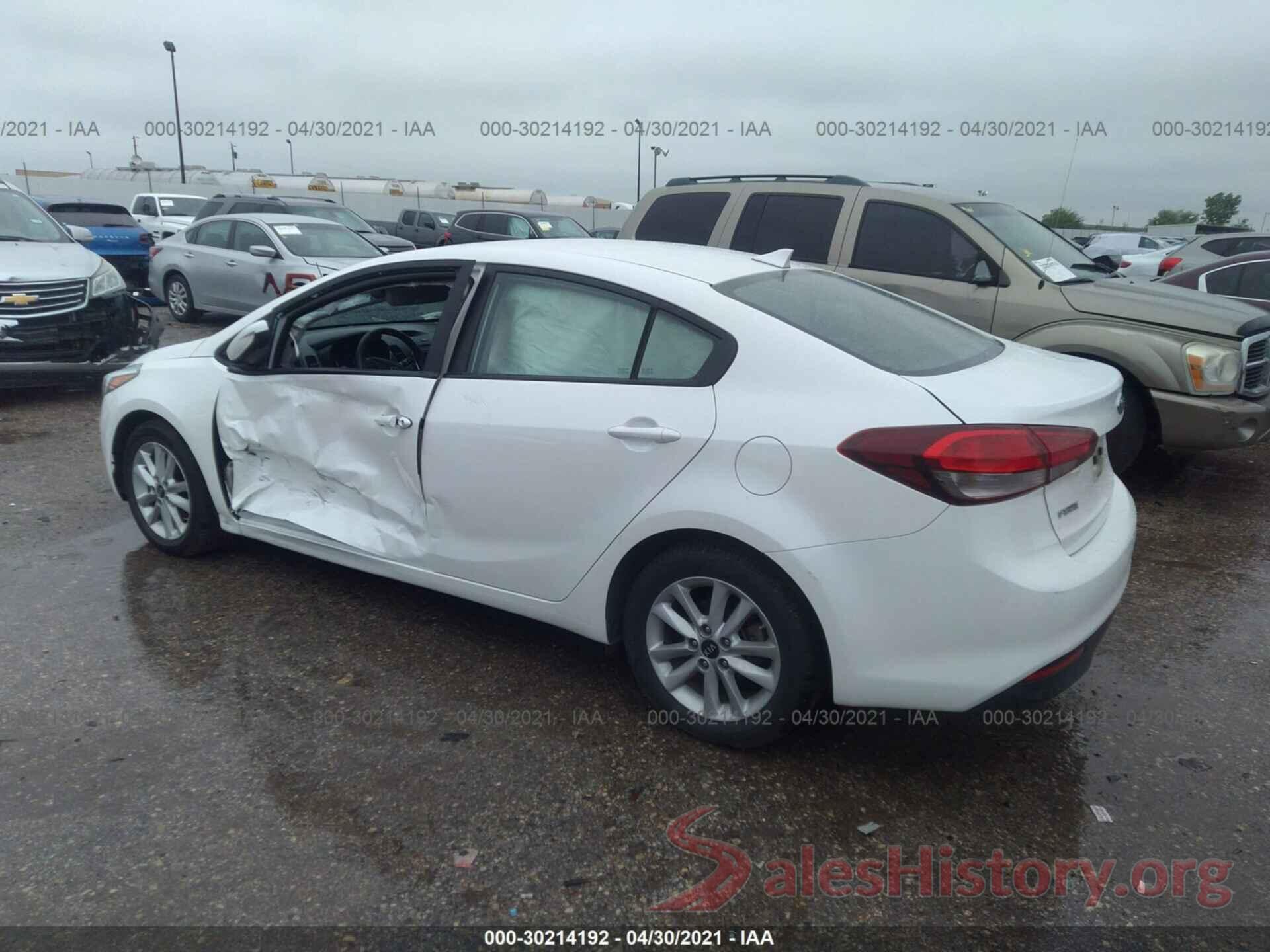 3KPFL4A77HE019085 2017 KIA FORTE