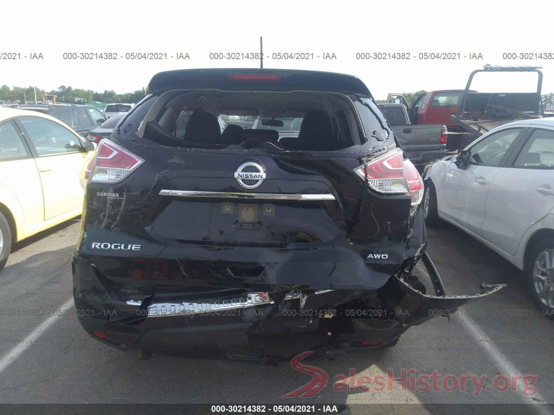 JN8AT2MV7GW130222 2016 NISSAN ROGUE