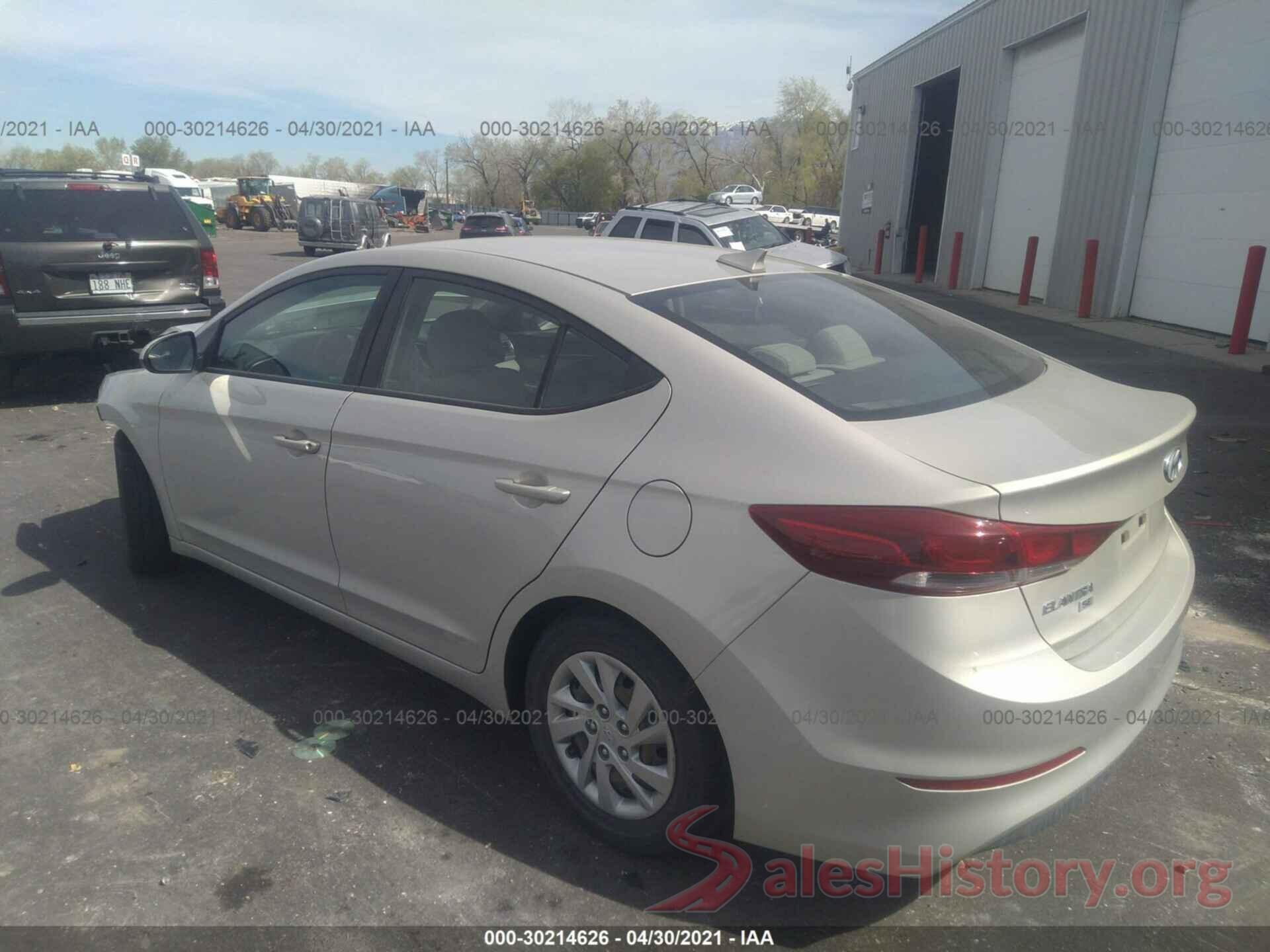 KMHD74LFXHU390139 2017 HYUNDAI ELANTRA