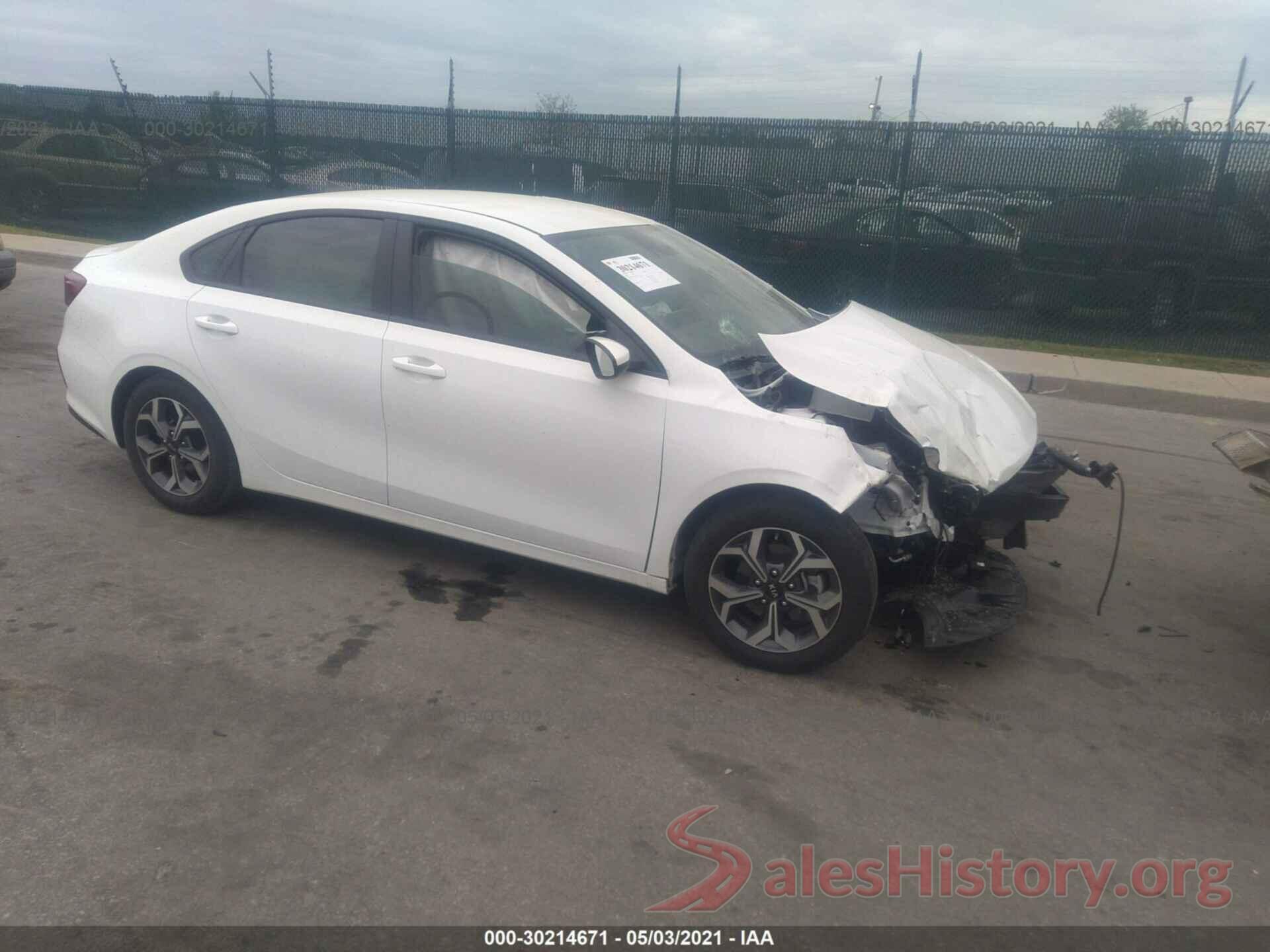 3KPF24AD5LE193206 2020 KIA FORTE