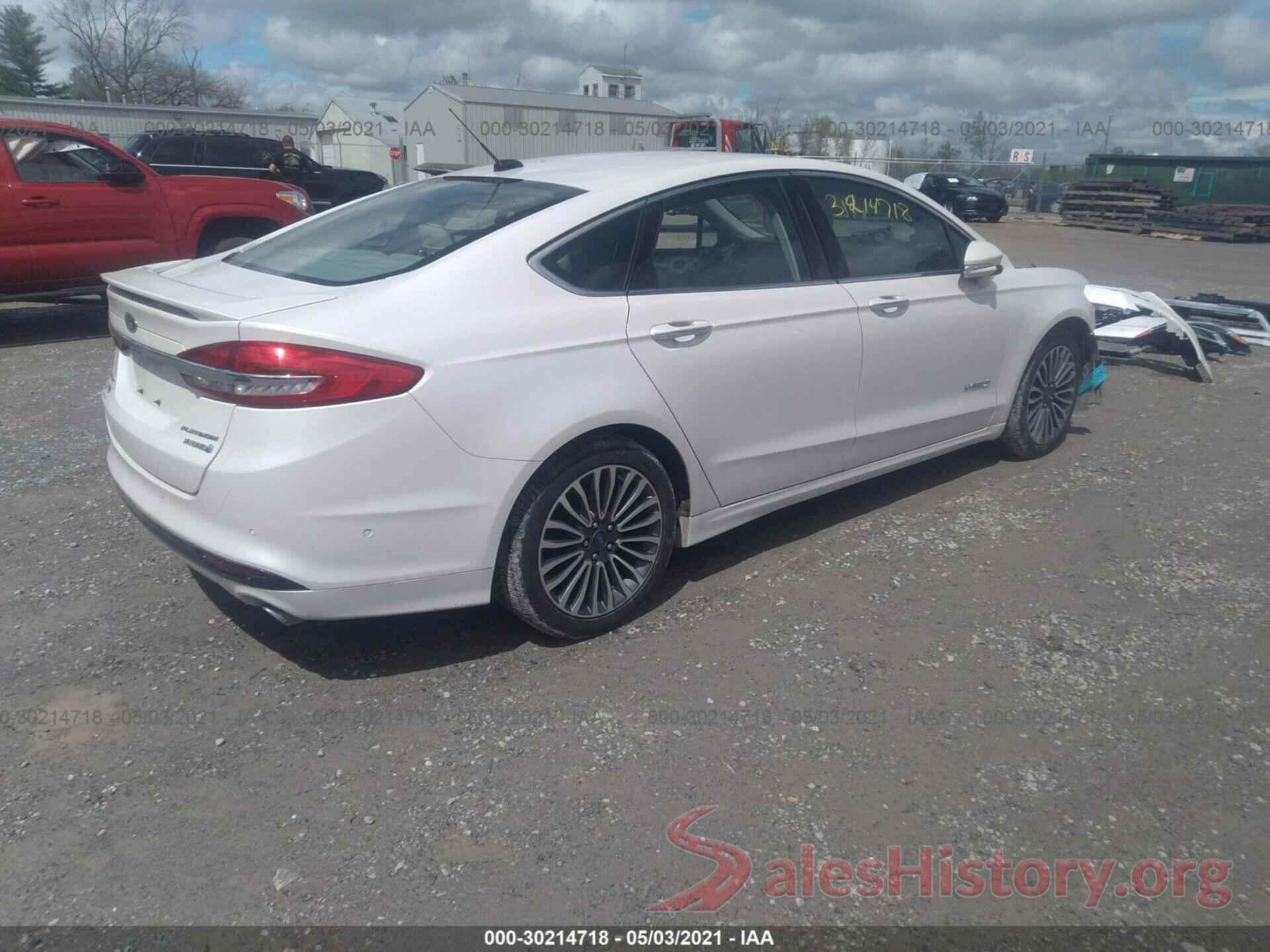 3FA6P0RU6JR114314 2018 FORD FUSION HYBRID