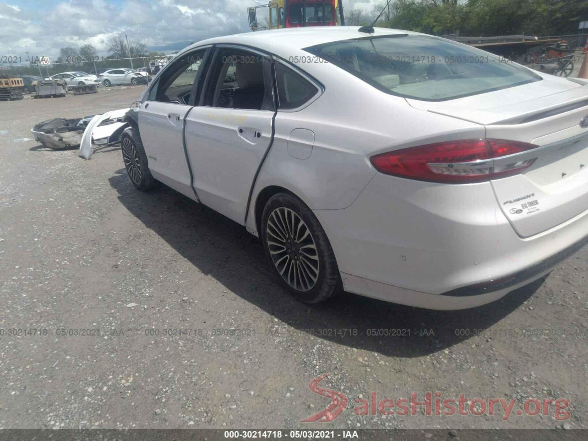 3FA6P0RU6JR114314 2018 FORD FUSION HYBRID