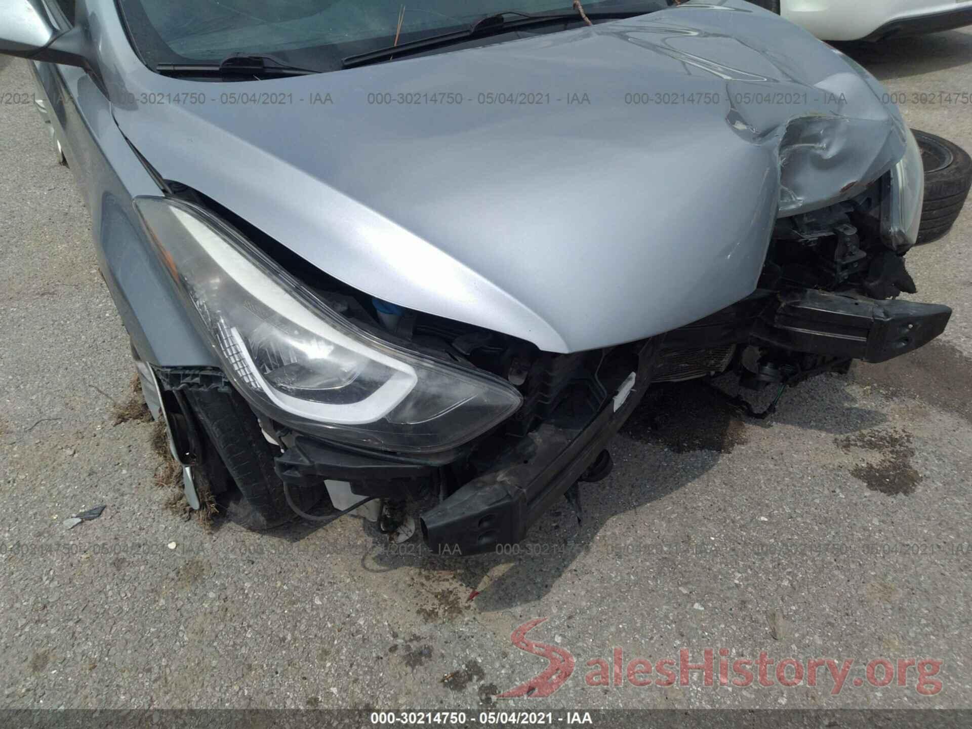 5NPDH4AE5GH675805 2016 HYUNDAI ELANTRA