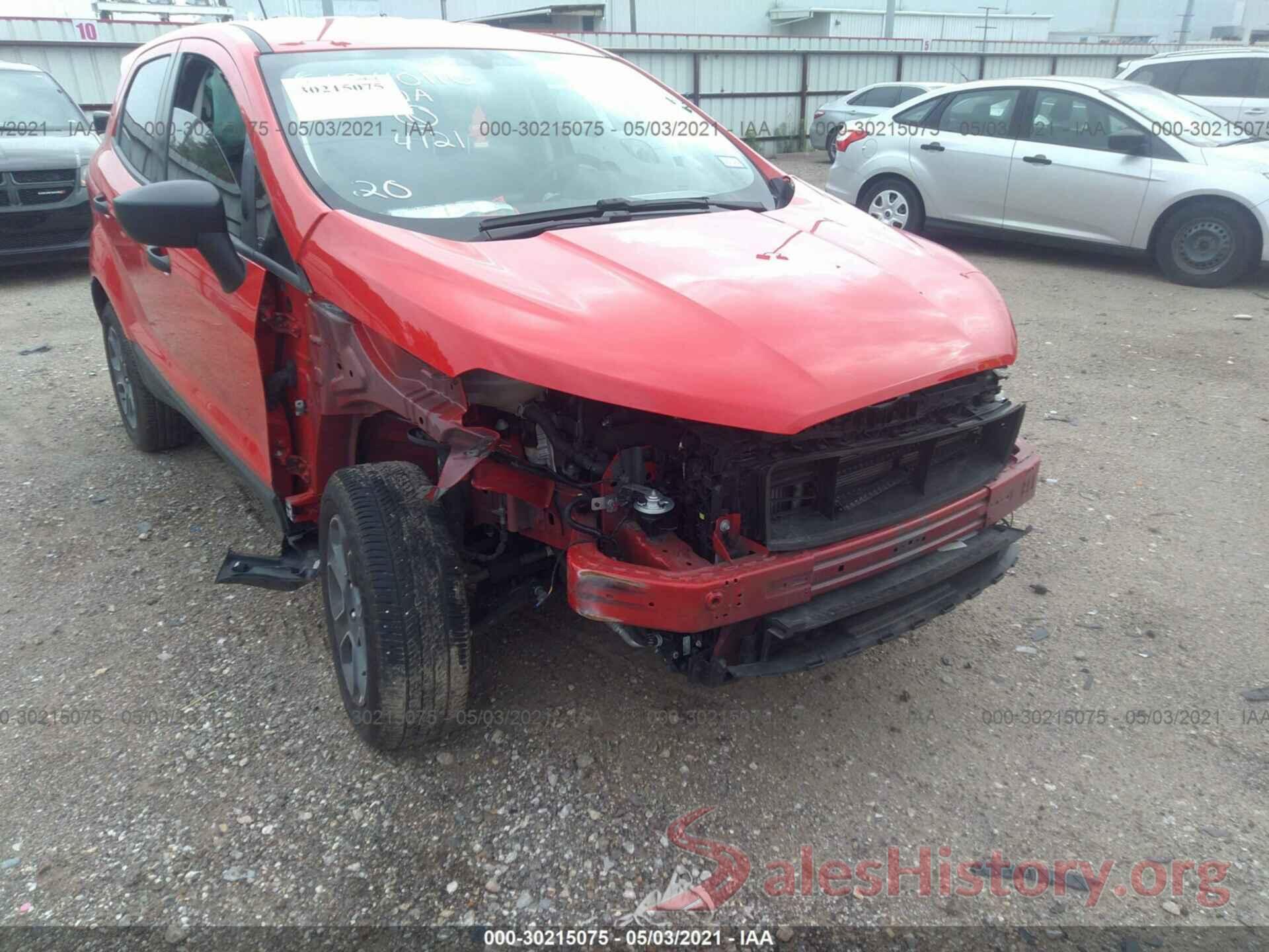 MAJ3S2FE5LC368091 2020 FORD ECOSPORT