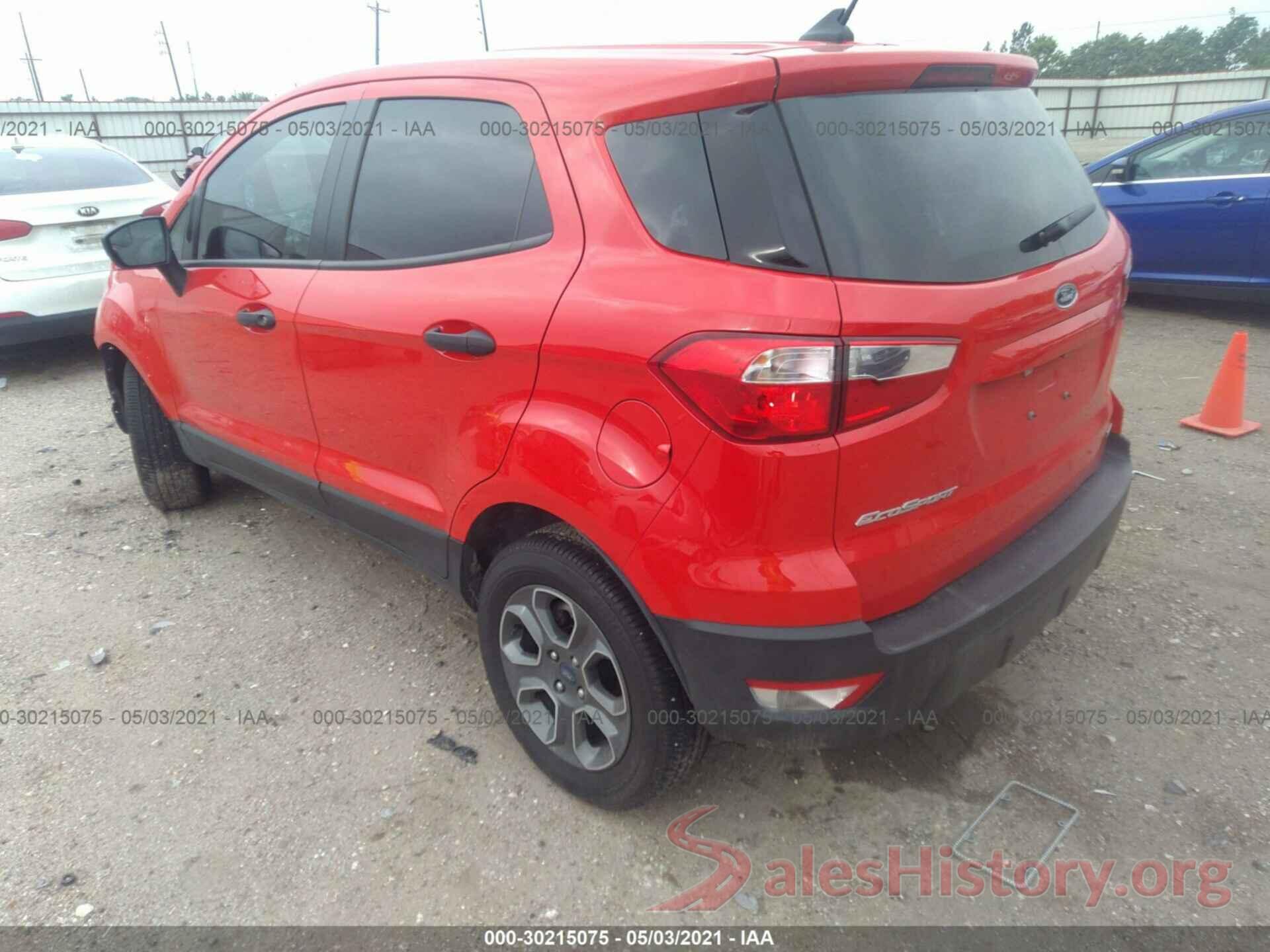 MAJ3S2FE5LC368091 2020 FORD ECOSPORT