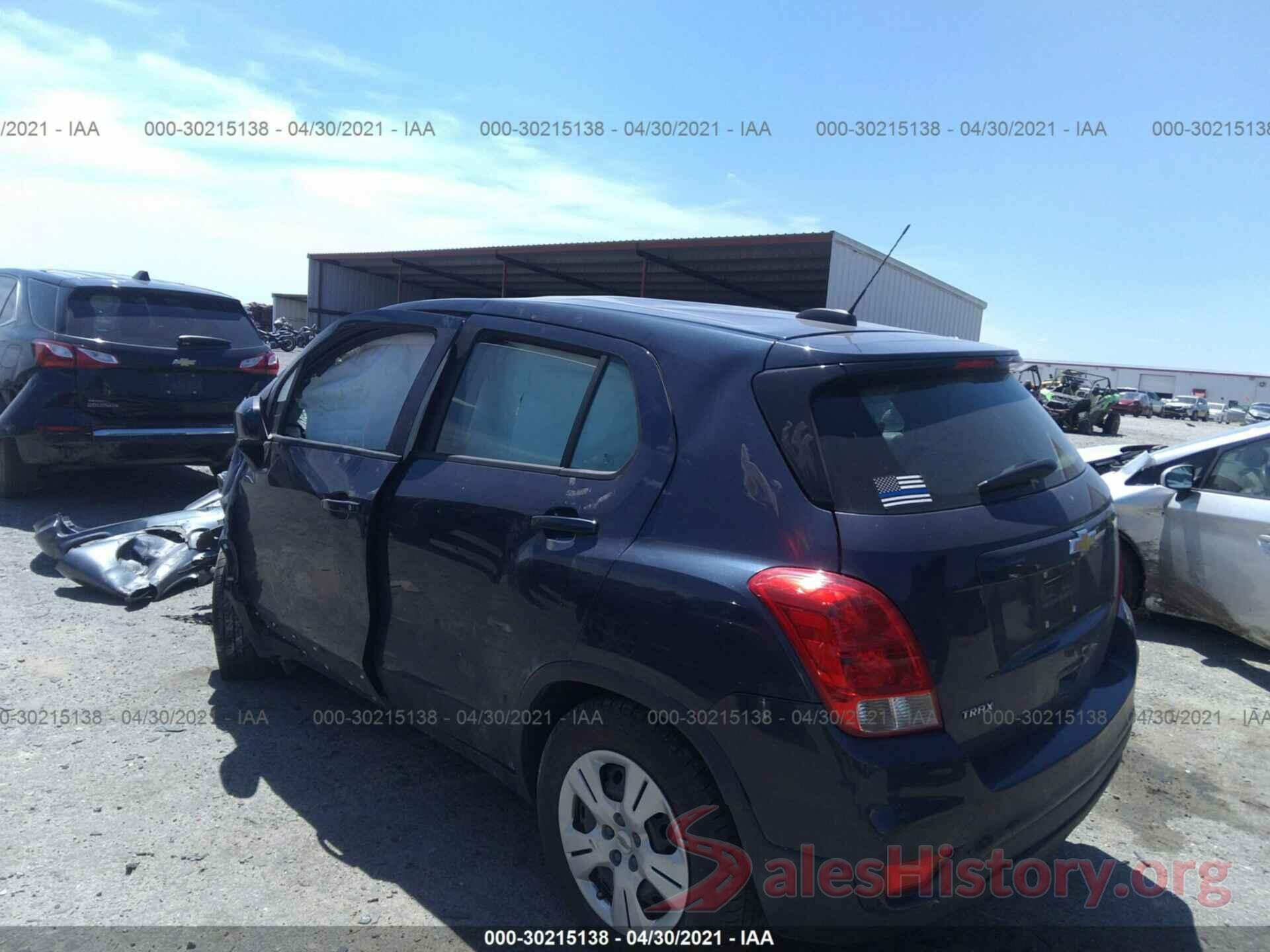 3GNCJKSB8JL359368 2018 CHEVROLET TRAX