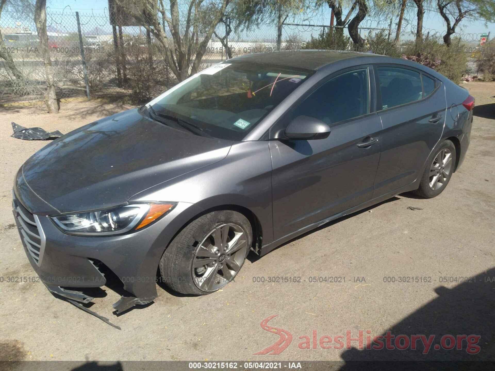 5NPD84LF6JH360444 2018 HYUNDAI ELANTRA