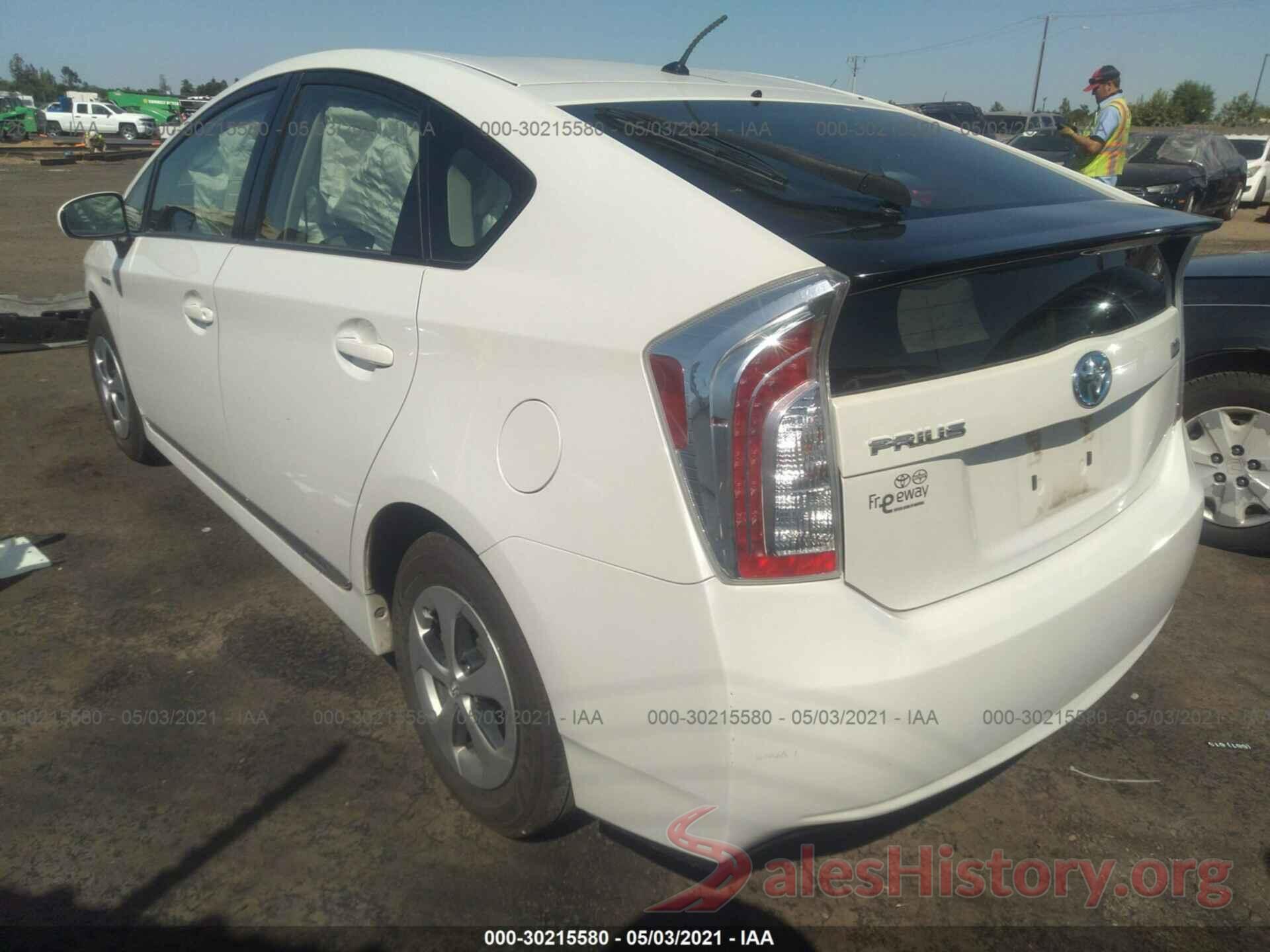 JTDKN3DU2F0463808 2015 TOYOTA PRIUS