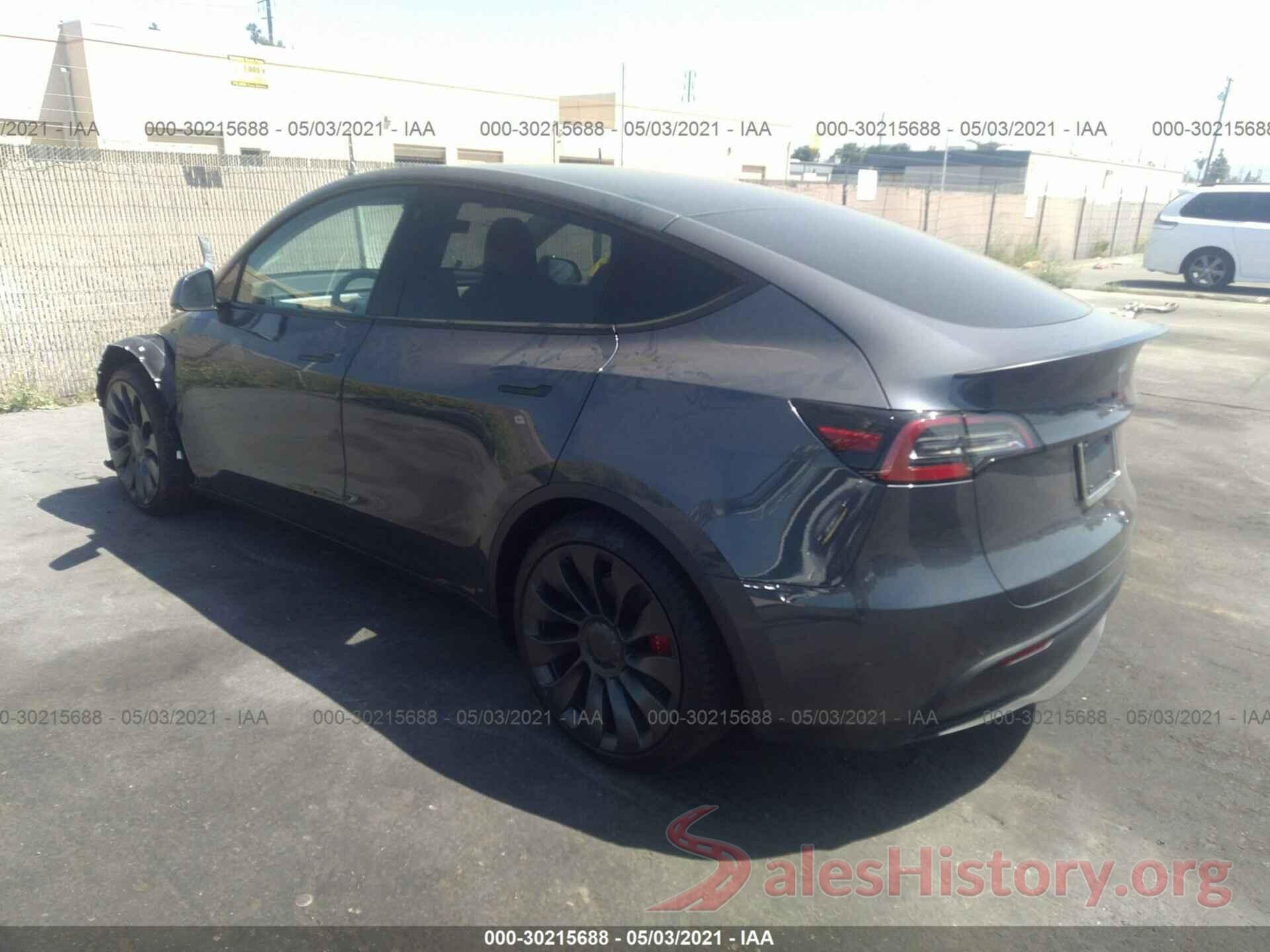 5YJYGDEF6MF151354 2021 TESLA MODEL Y