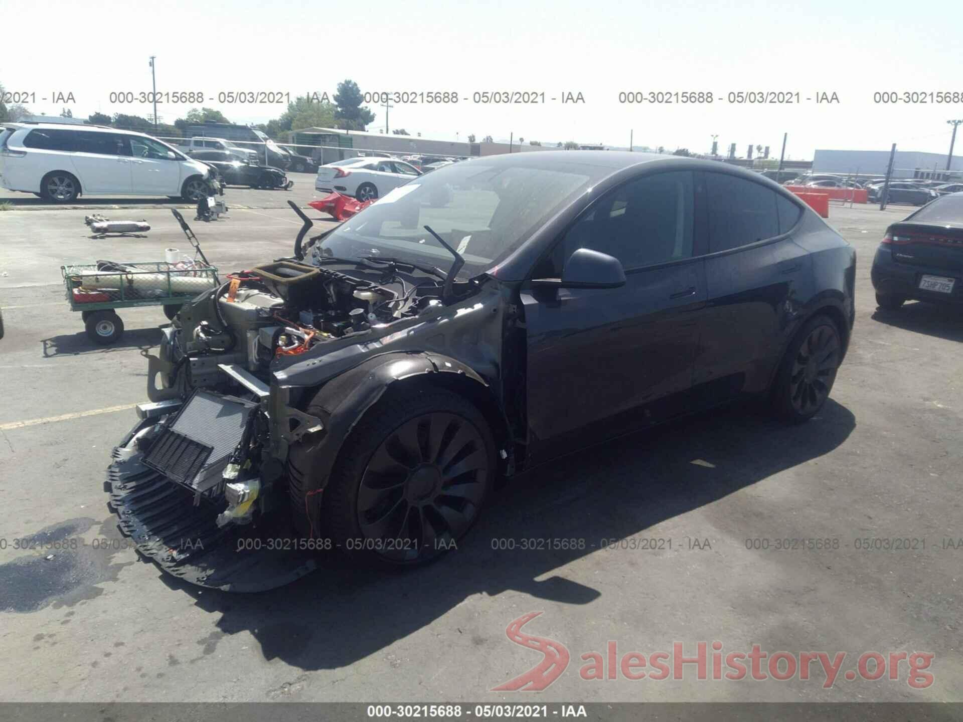 5YJYGDEF6MF151354 2021 TESLA MODEL Y