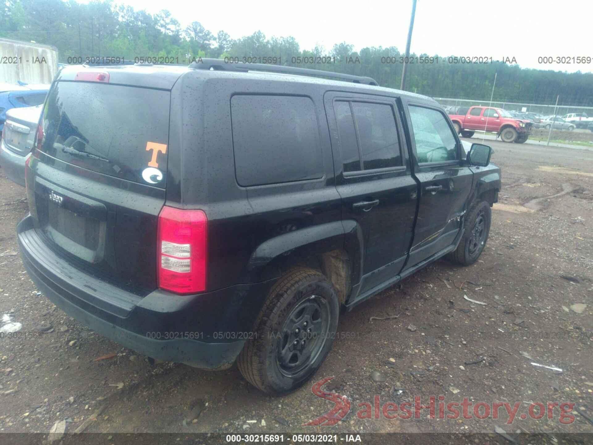 1C4NJPBAXGD811843 2016 JEEP PATRIOT