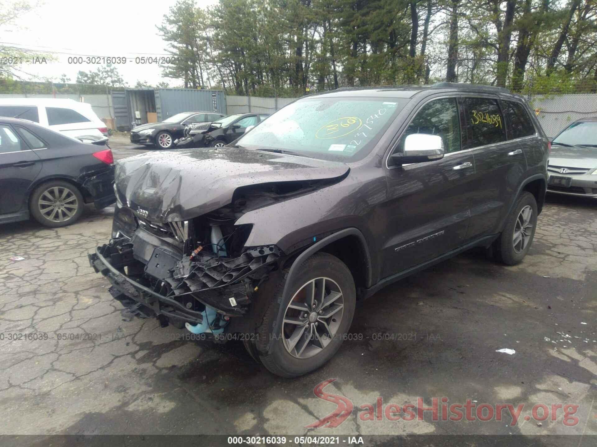 1C4RJFBG7JC237540 2018 JEEP GRAND CHEROKEE