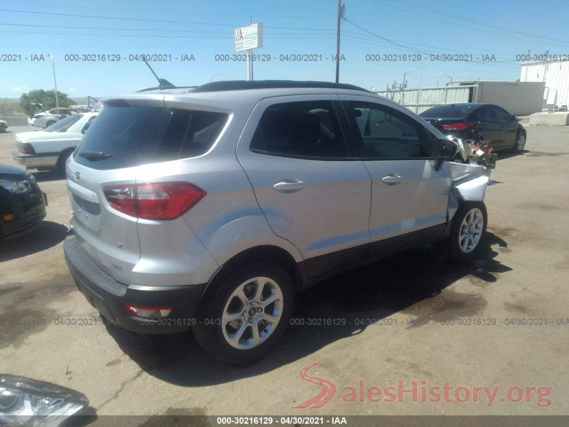 MAJ3S2GE3KC261585 2019 FORD ECOSPORT