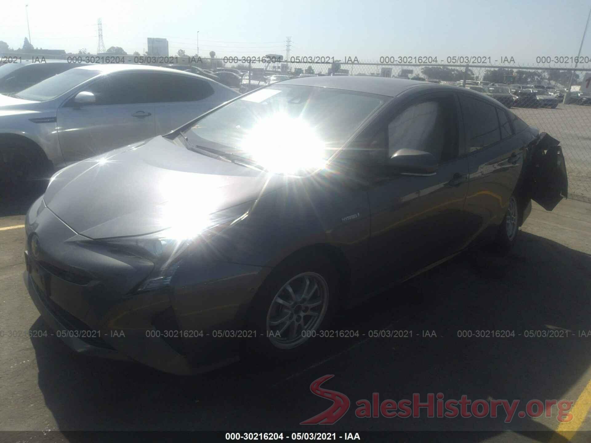 JTDKBRFU0H3040560 2017 TOYOTA PRIUS