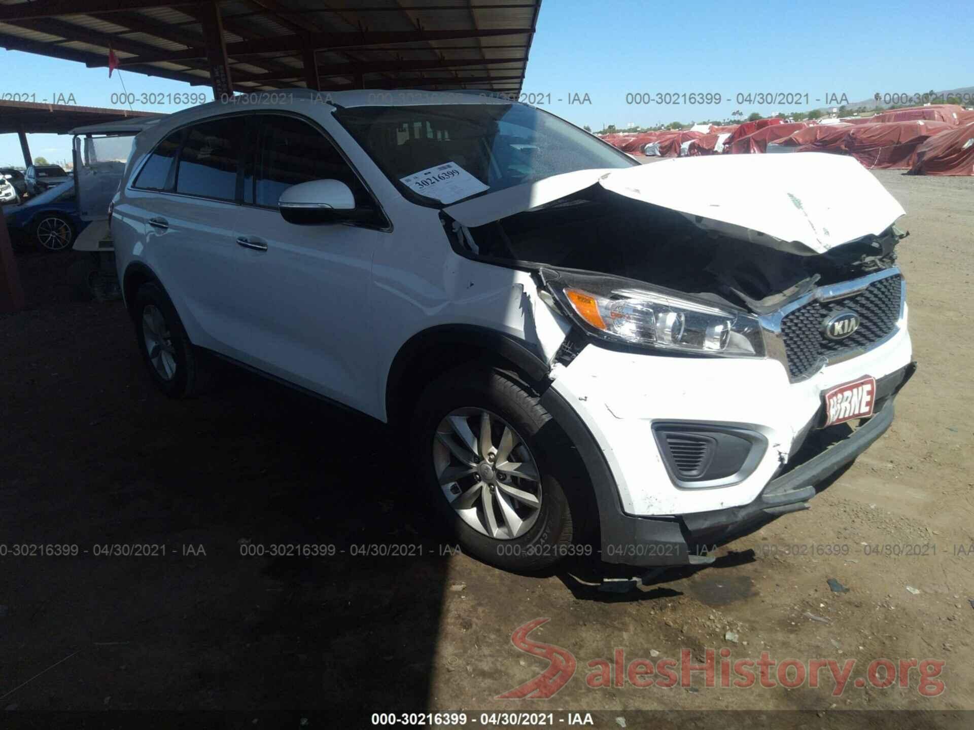 5XYPG4A3XGG076517 2016 KIA SORENTO