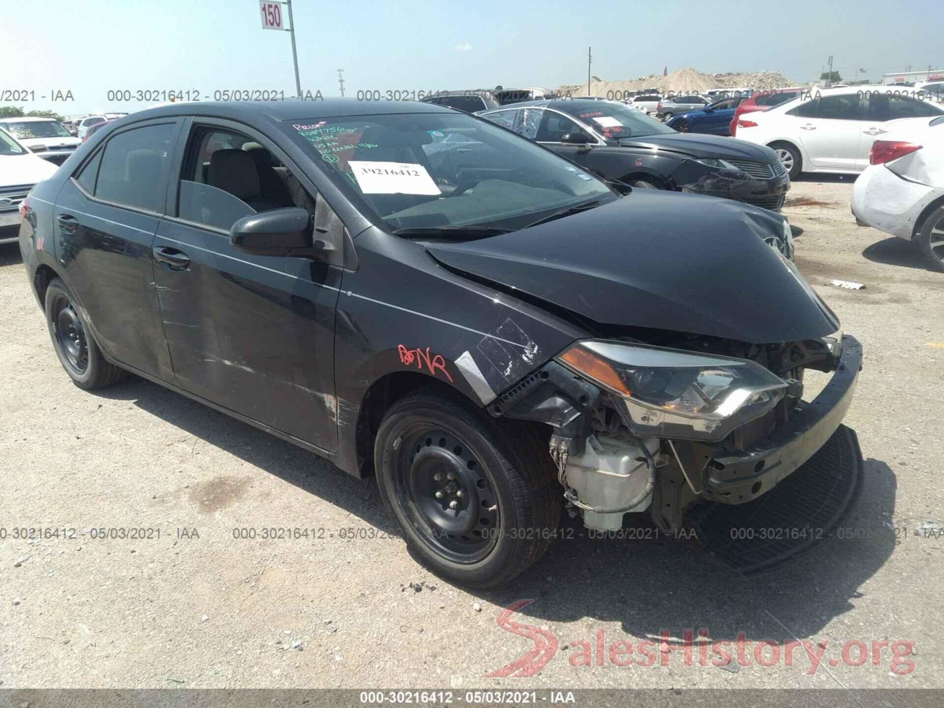 5YFBURHE6GP387333 2016 TOYOTA COROLLA