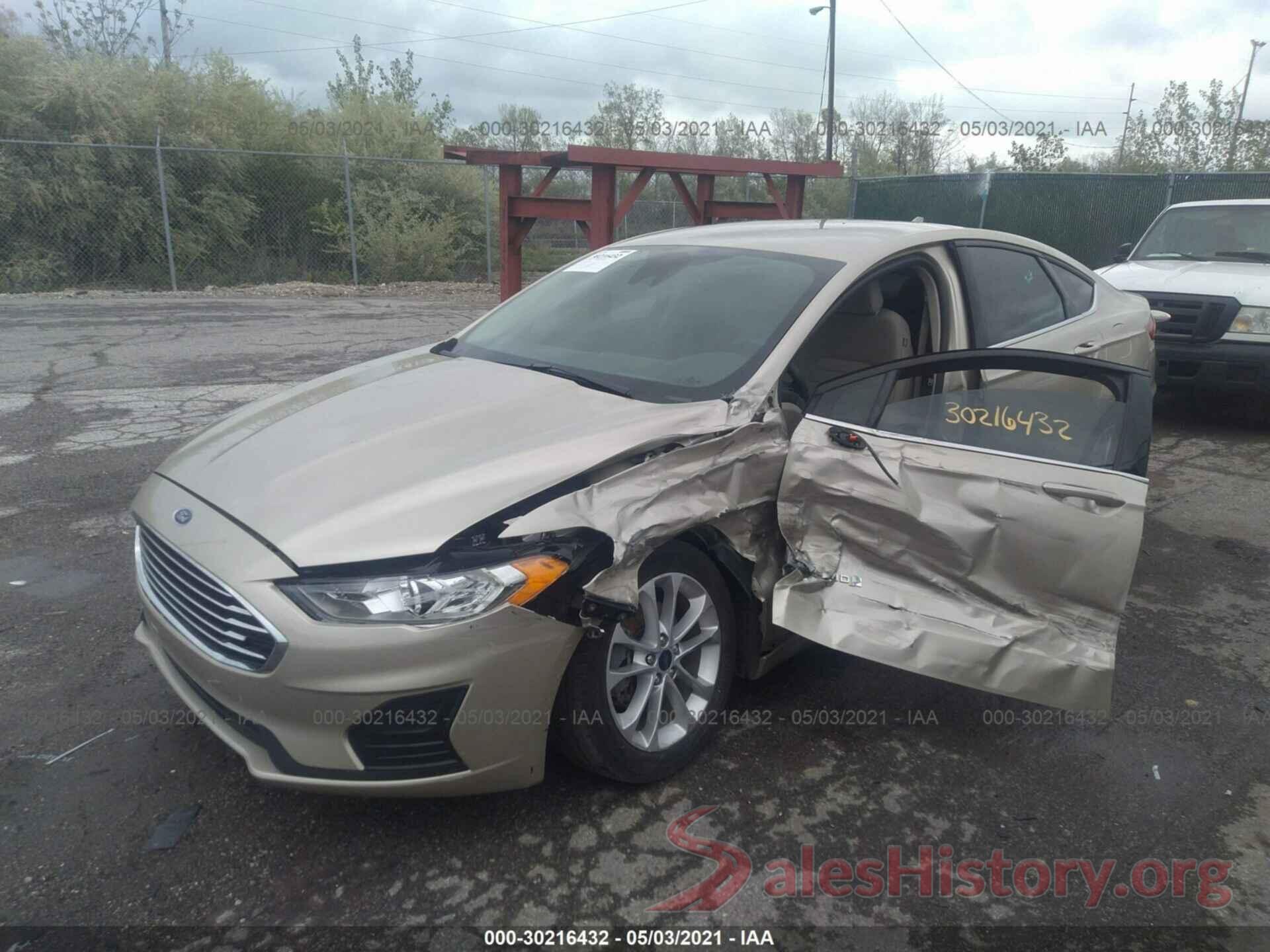 3FA6P0LU6KR263736 2019 FORD FUSION HYBRID