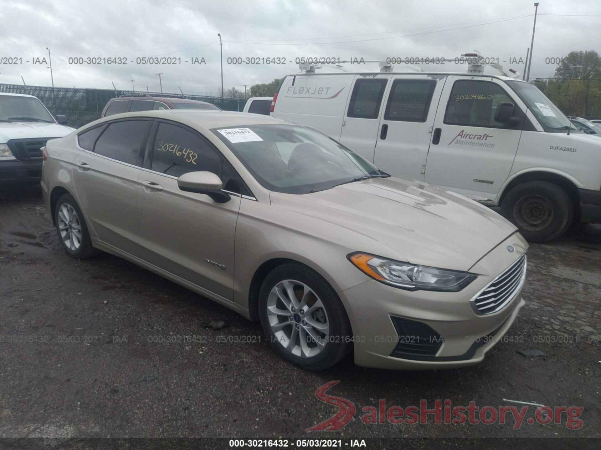 3FA6P0LU6KR263736 2019 FORD FUSION HYBRID