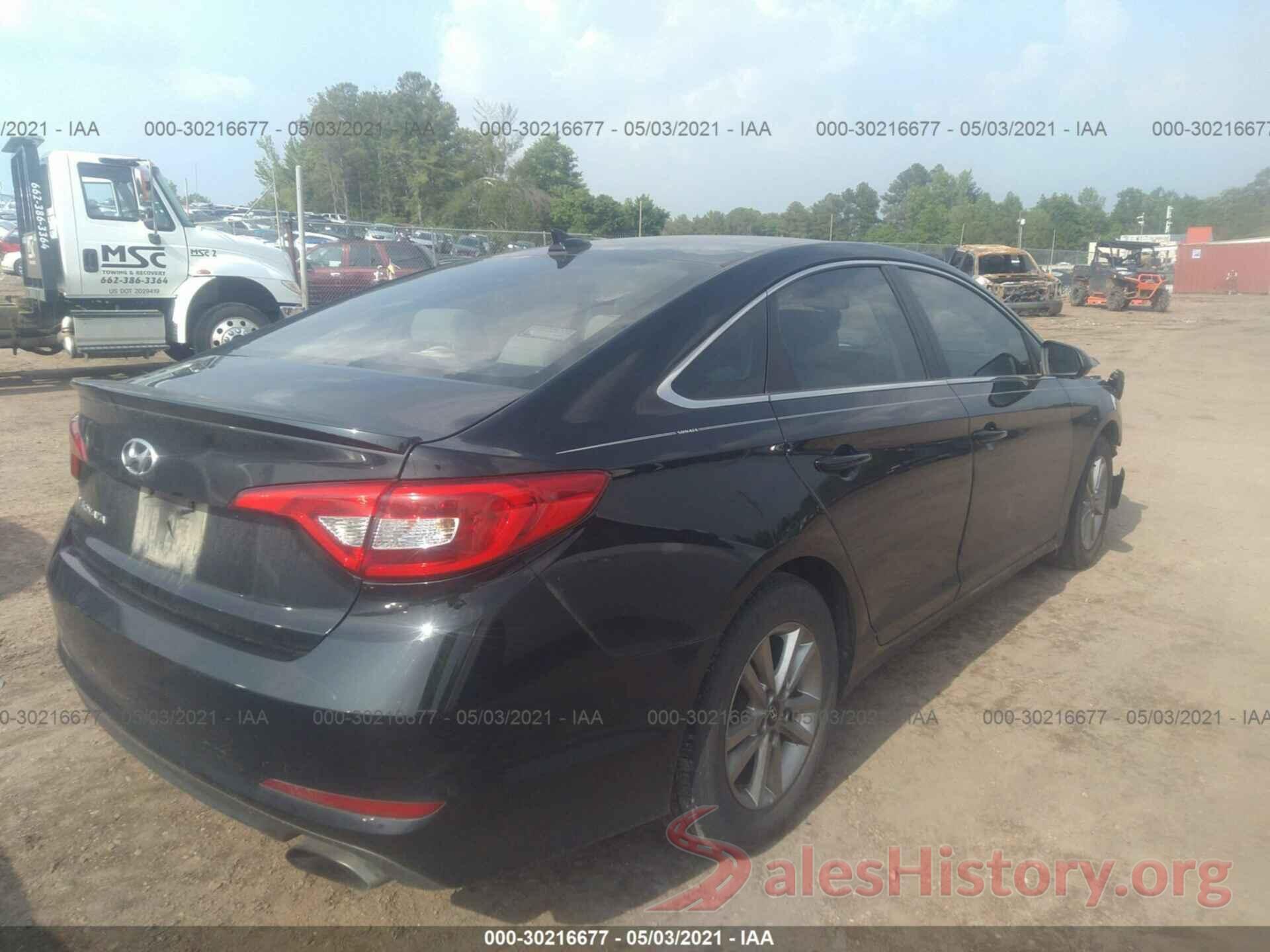 5NPE24AF3GH349242 2016 HYUNDAI SONATA