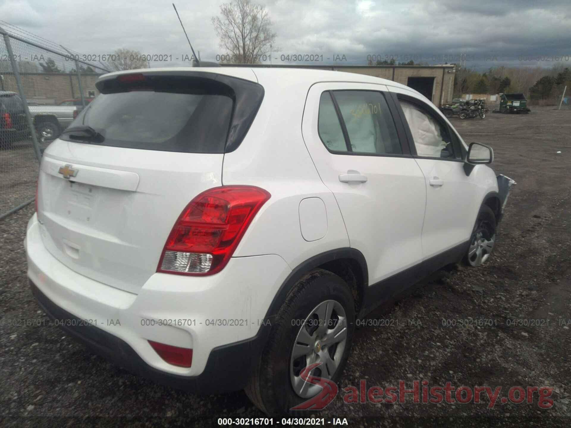 3GNCJKSB4HL274585 2017 CHEVROLET TRAX