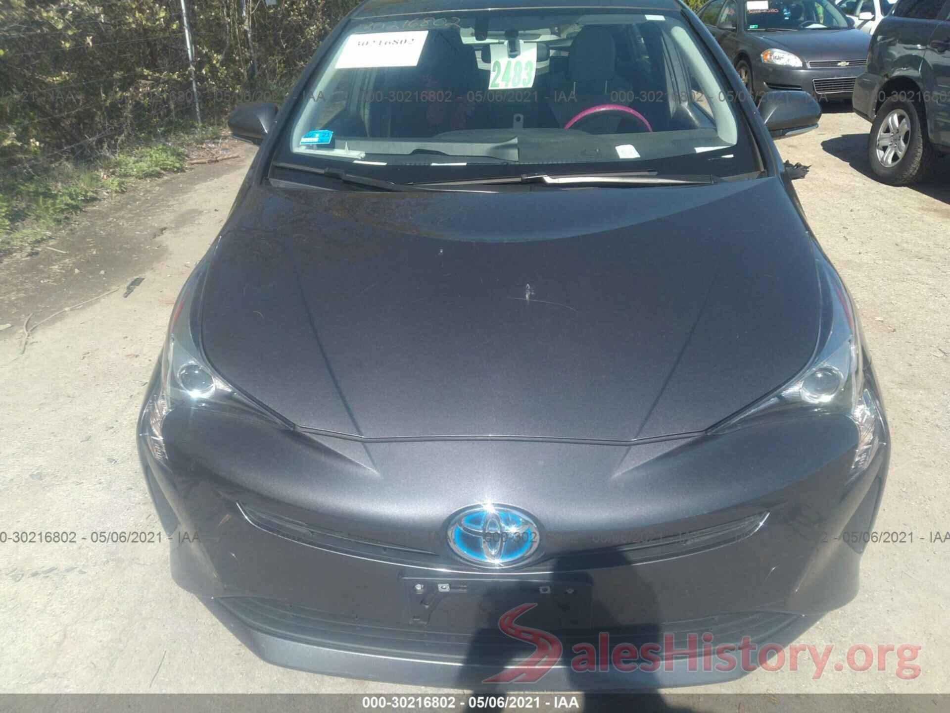 JTDKARFU9G3504141 2016 TOYOTA PRIUS