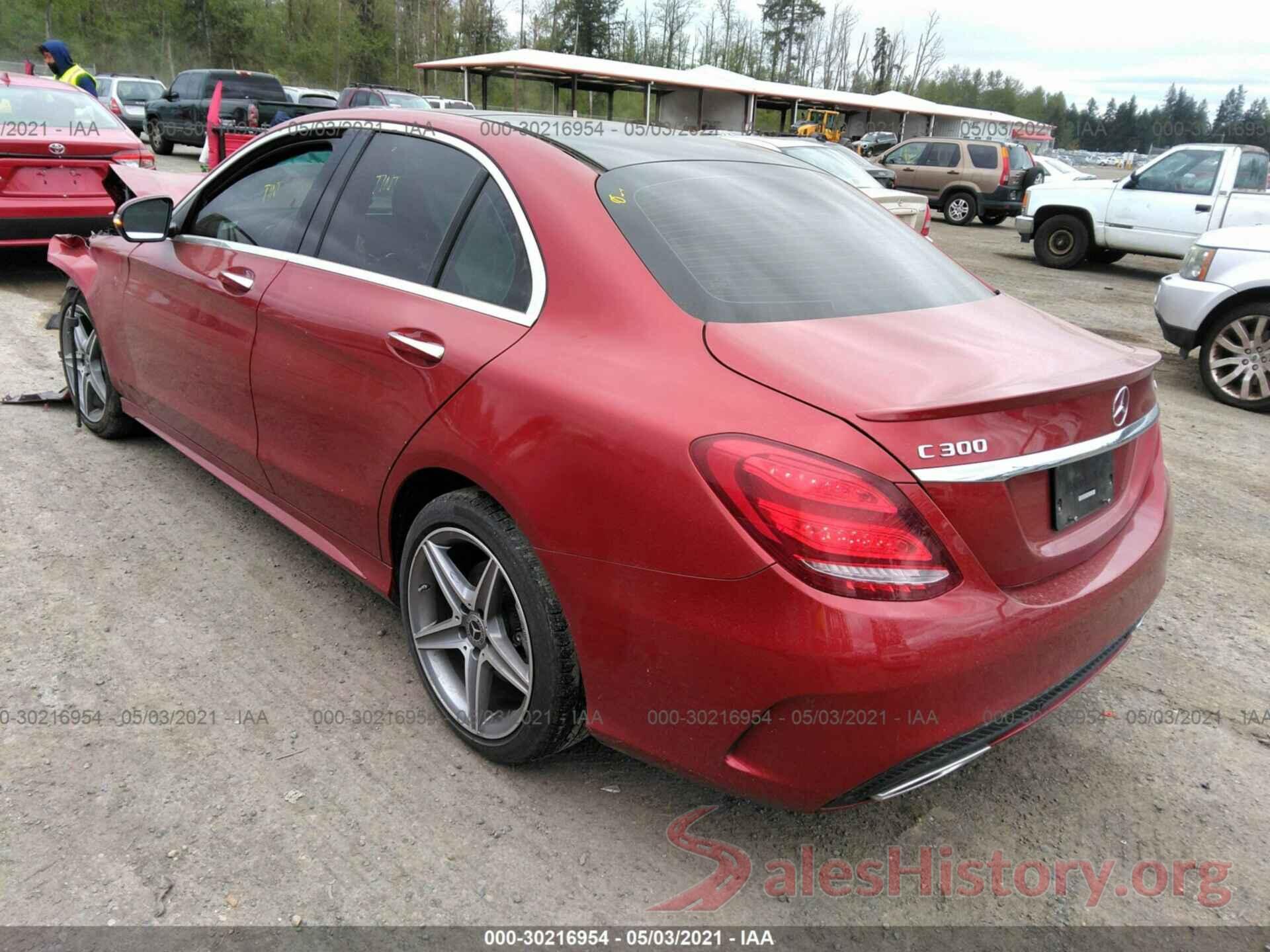 55SWF4KB7HU225719 2017 MERCEDES-BENZ C-CLASS