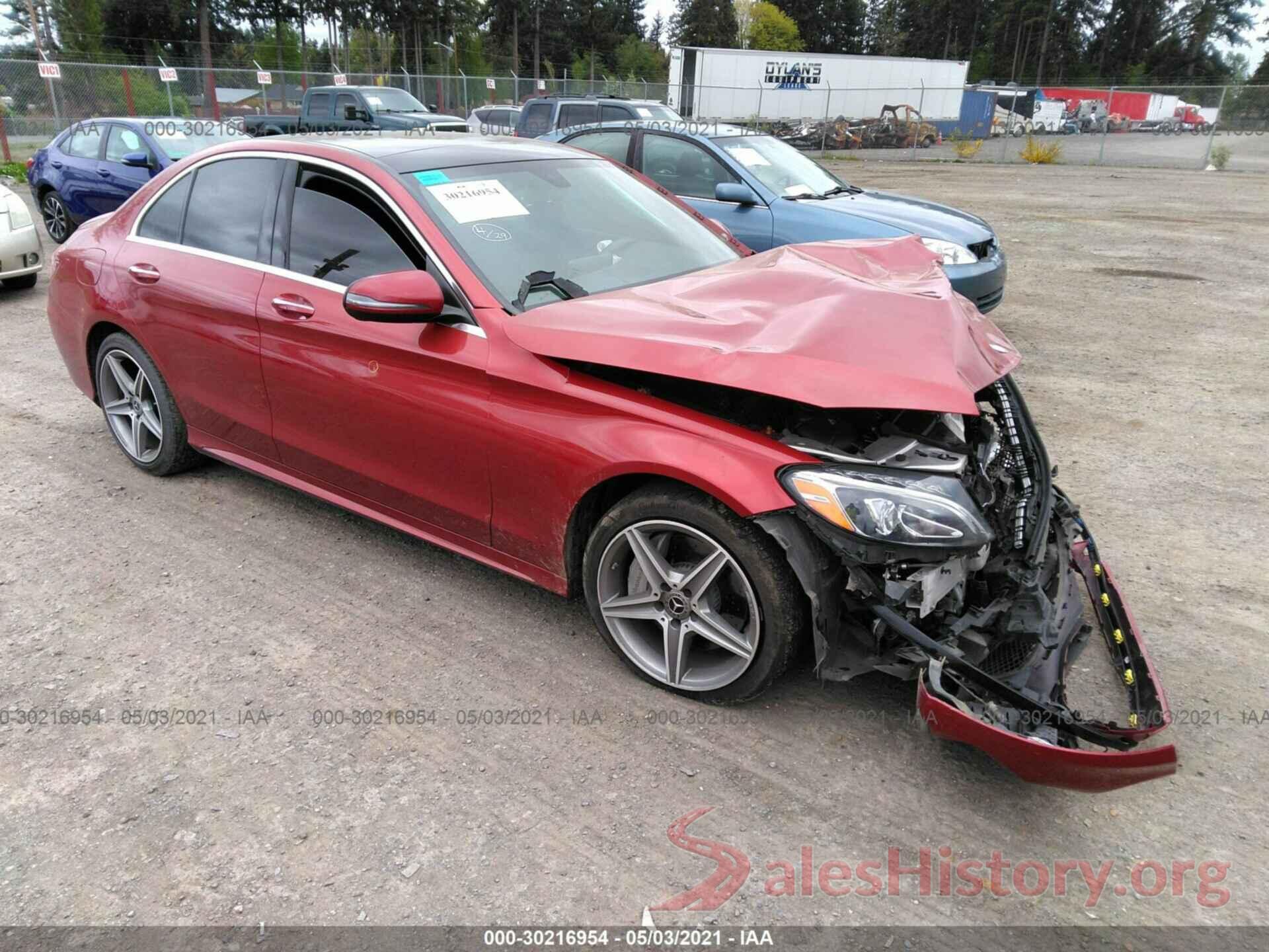 55SWF4KB7HU225719 2017 MERCEDES-BENZ C-CLASS