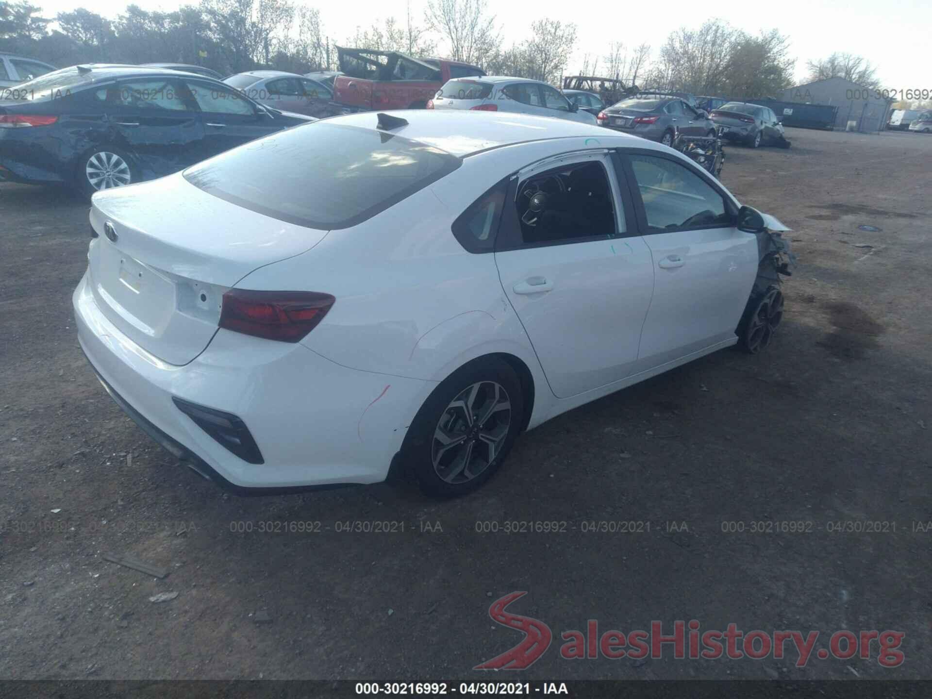 3KPF24AD4LE248910 2020 KIA FORTE