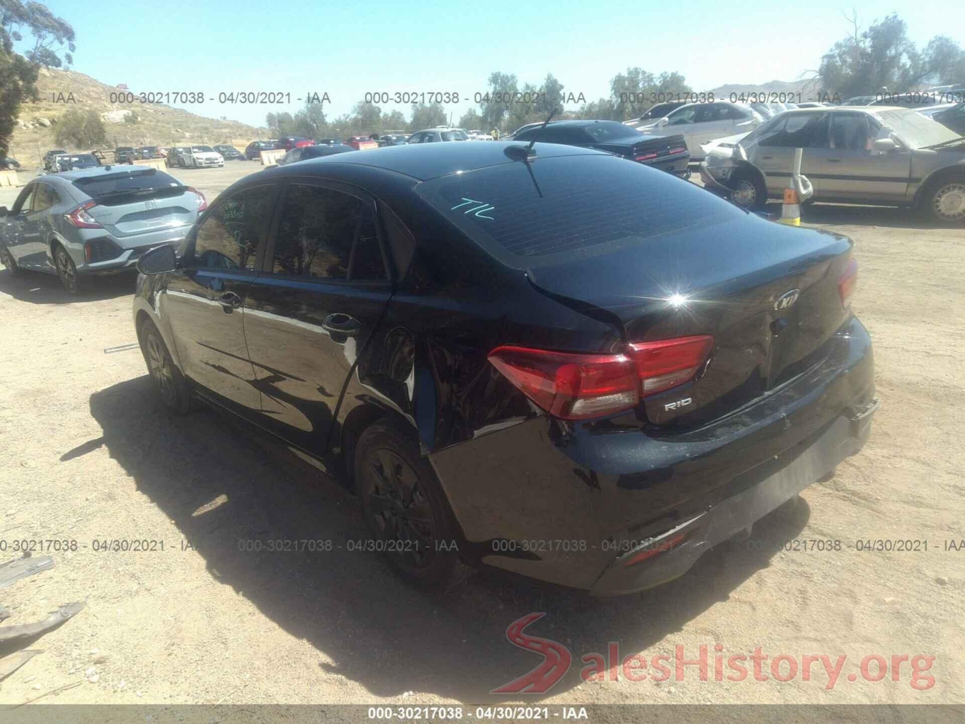 3KPA24AD0LE320583 2020 KIA RIO