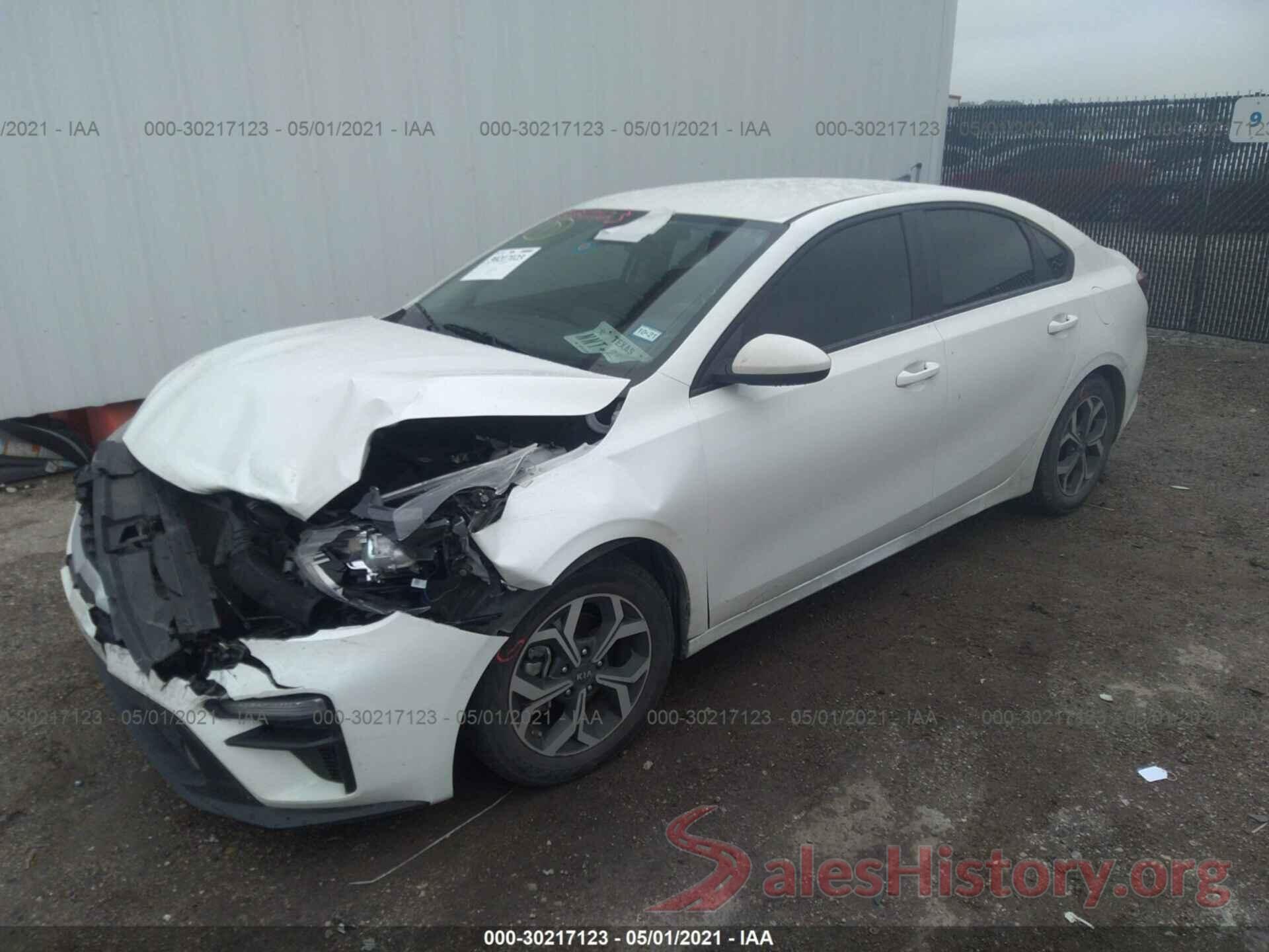 3KPF24AD1KE011208 2019 KIA FORTE