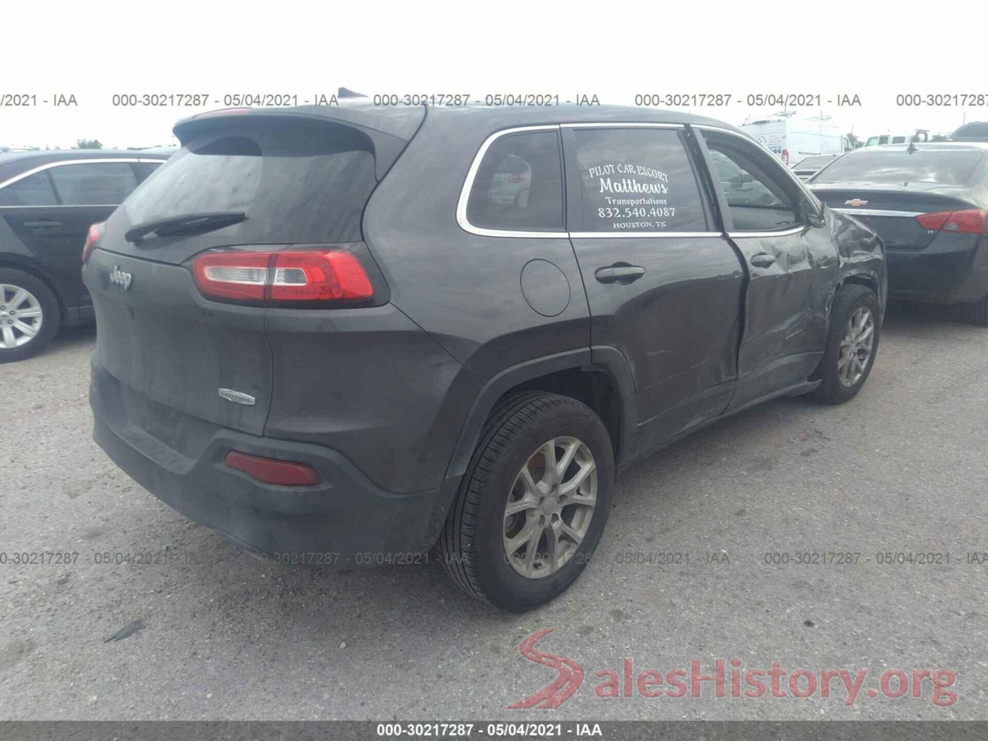 1C4PJLCSXGW283671 2016 JEEP CHEROKEE