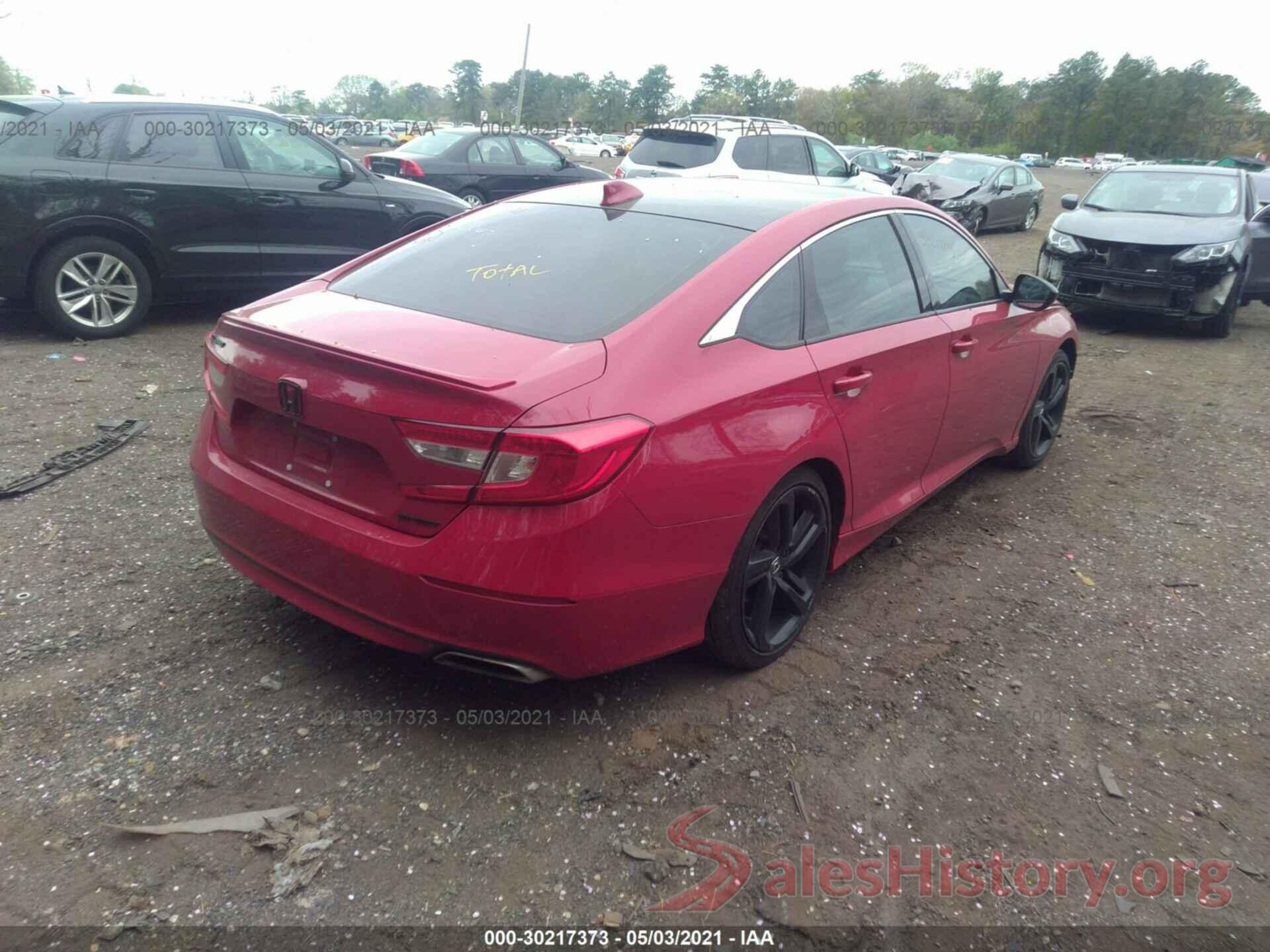 1HGCV1F39KA106192 2019 HONDA ACCORD SEDAN