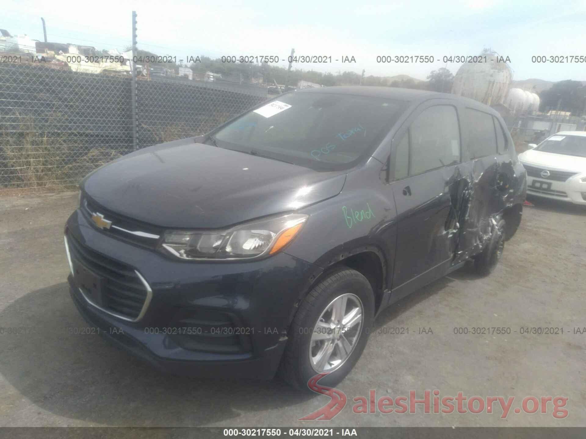 3GNCJNSB6KL252077 2019 CHEVROLET TRAX