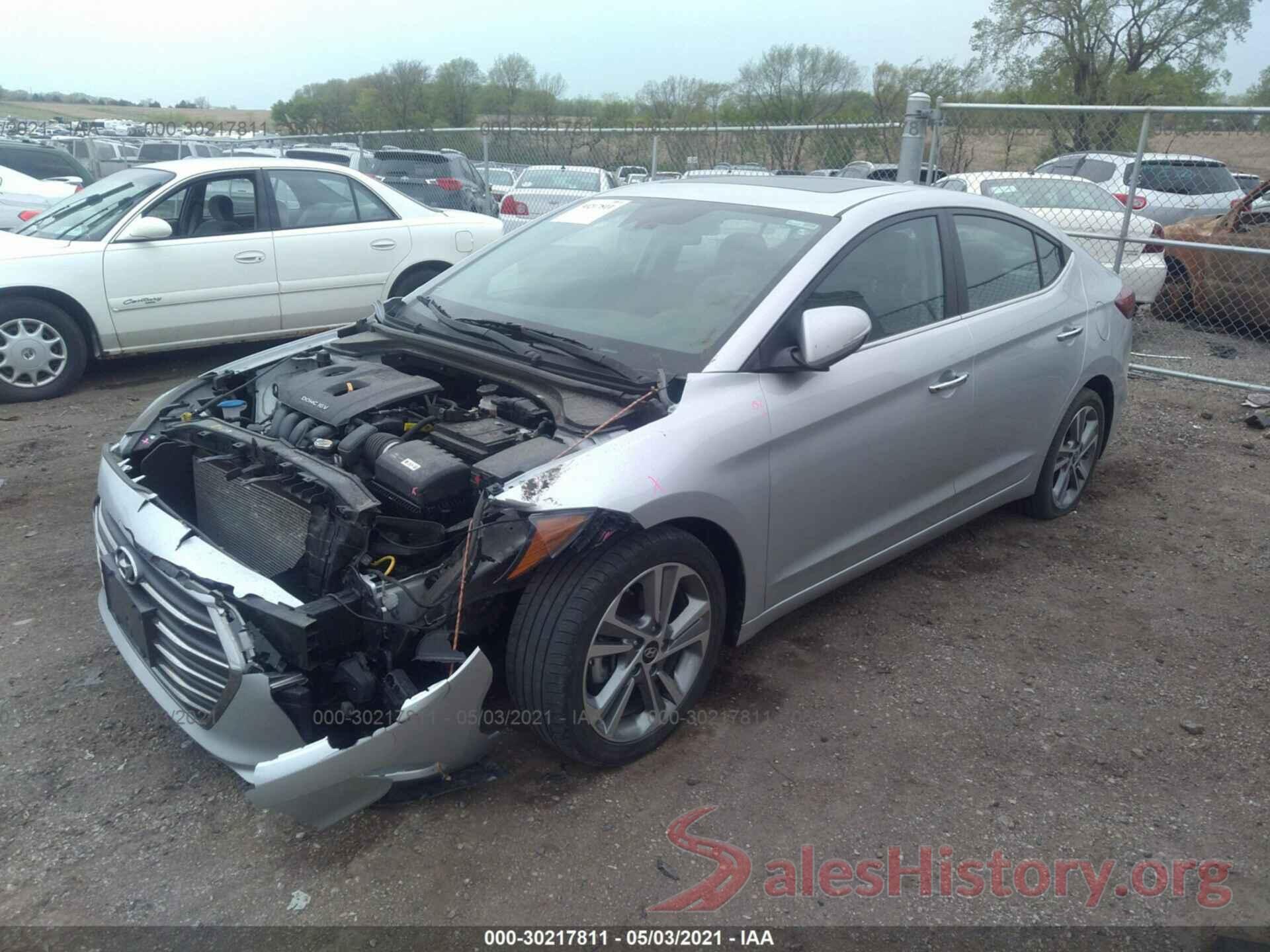 KMHD84LF1HU307355 2017 HYUNDAI ELANTRA