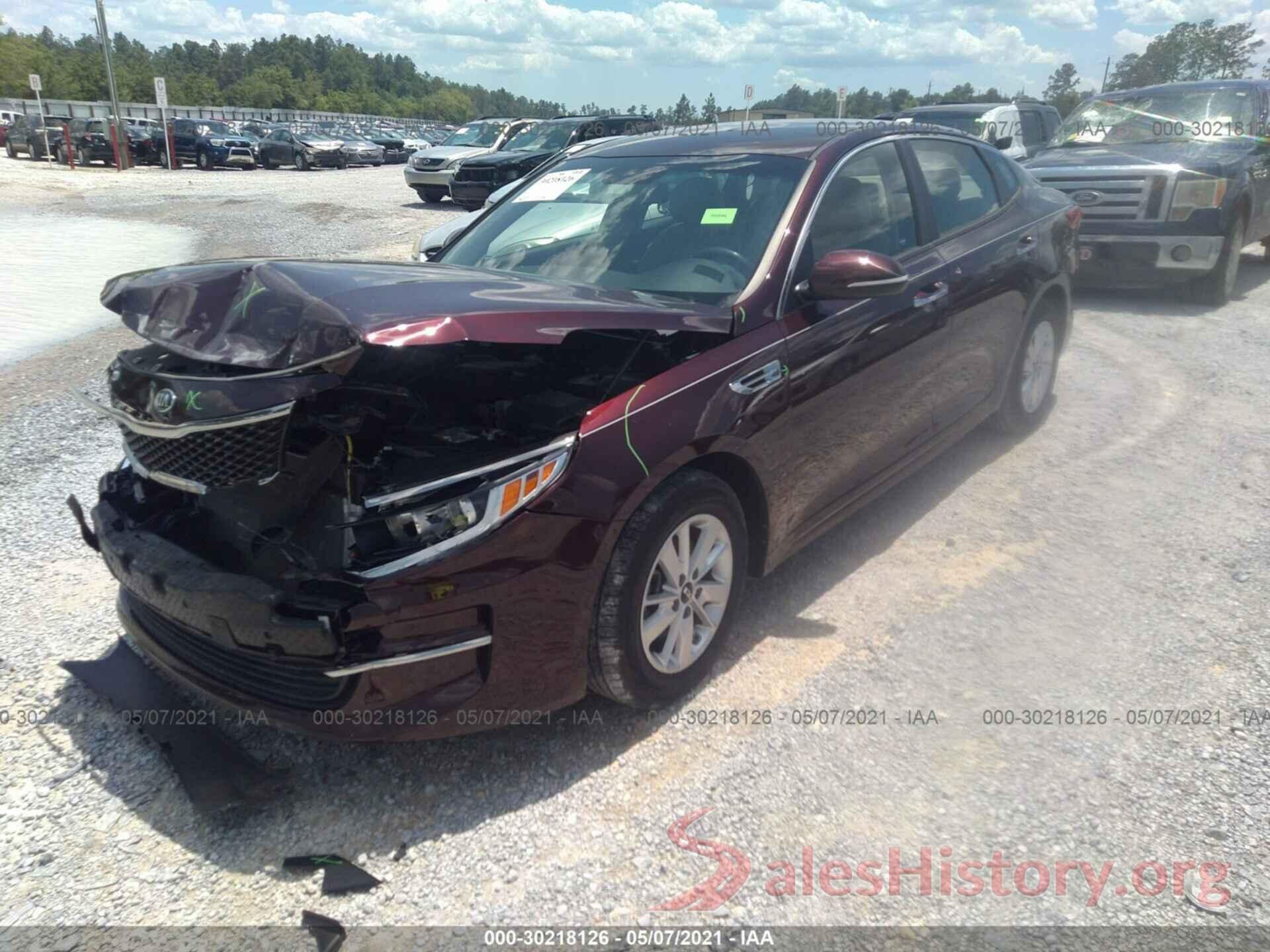 5XXGT4L36GG070677 2016 KIA OPTIMA