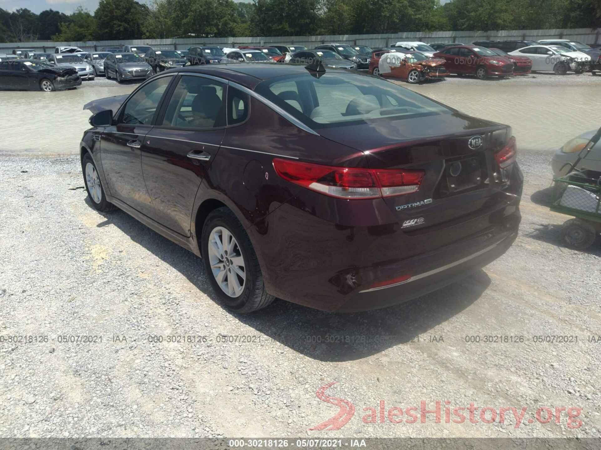 5XXGT4L36GG070677 2016 KIA OPTIMA