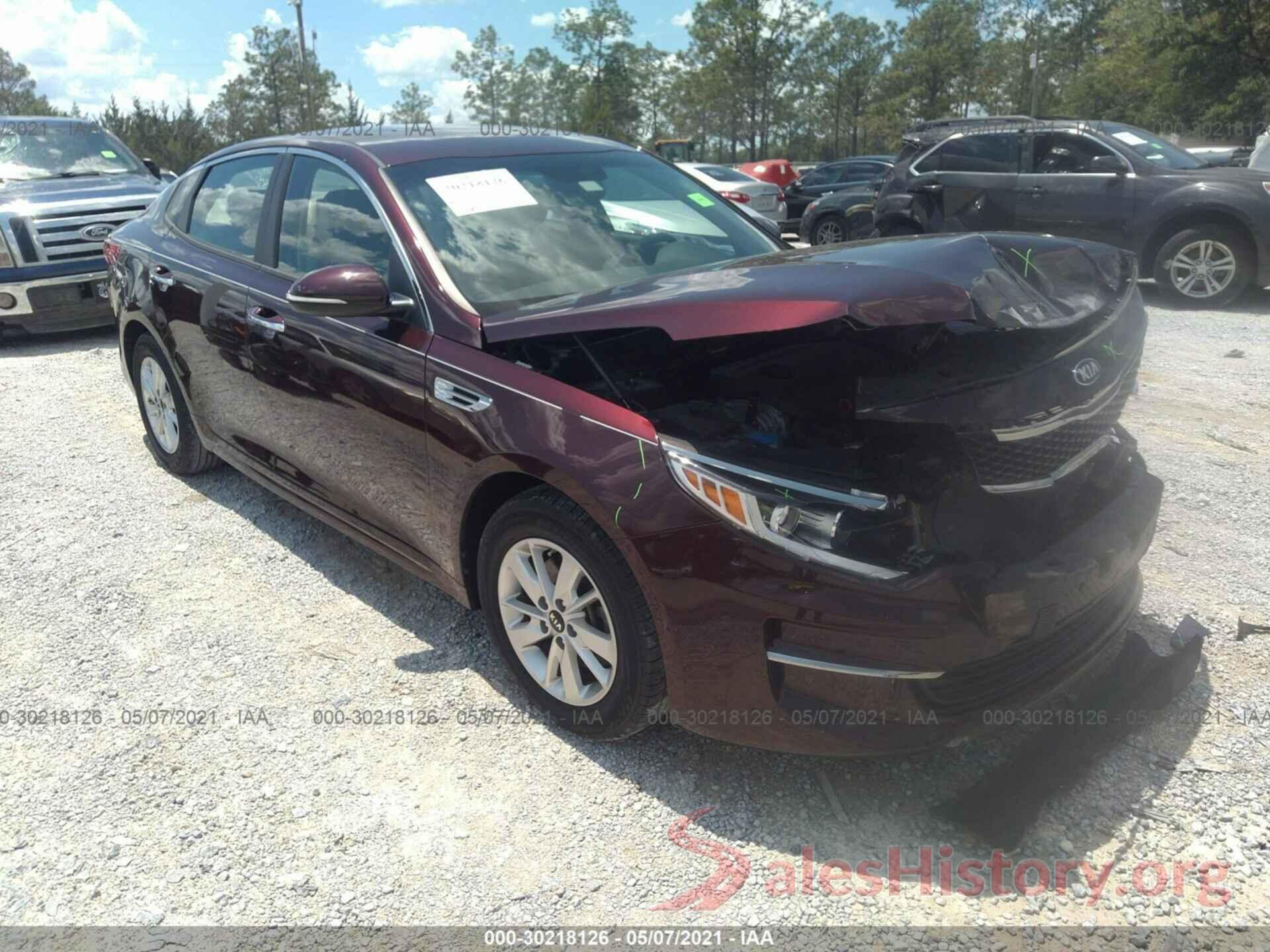 5XXGT4L36GG070677 2016 KIA OPTIMA